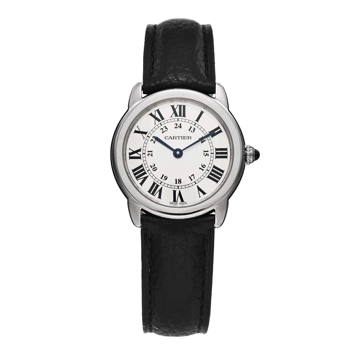 Stainless Steel Calfskin 29mm Ronde Solo Quartz Watch