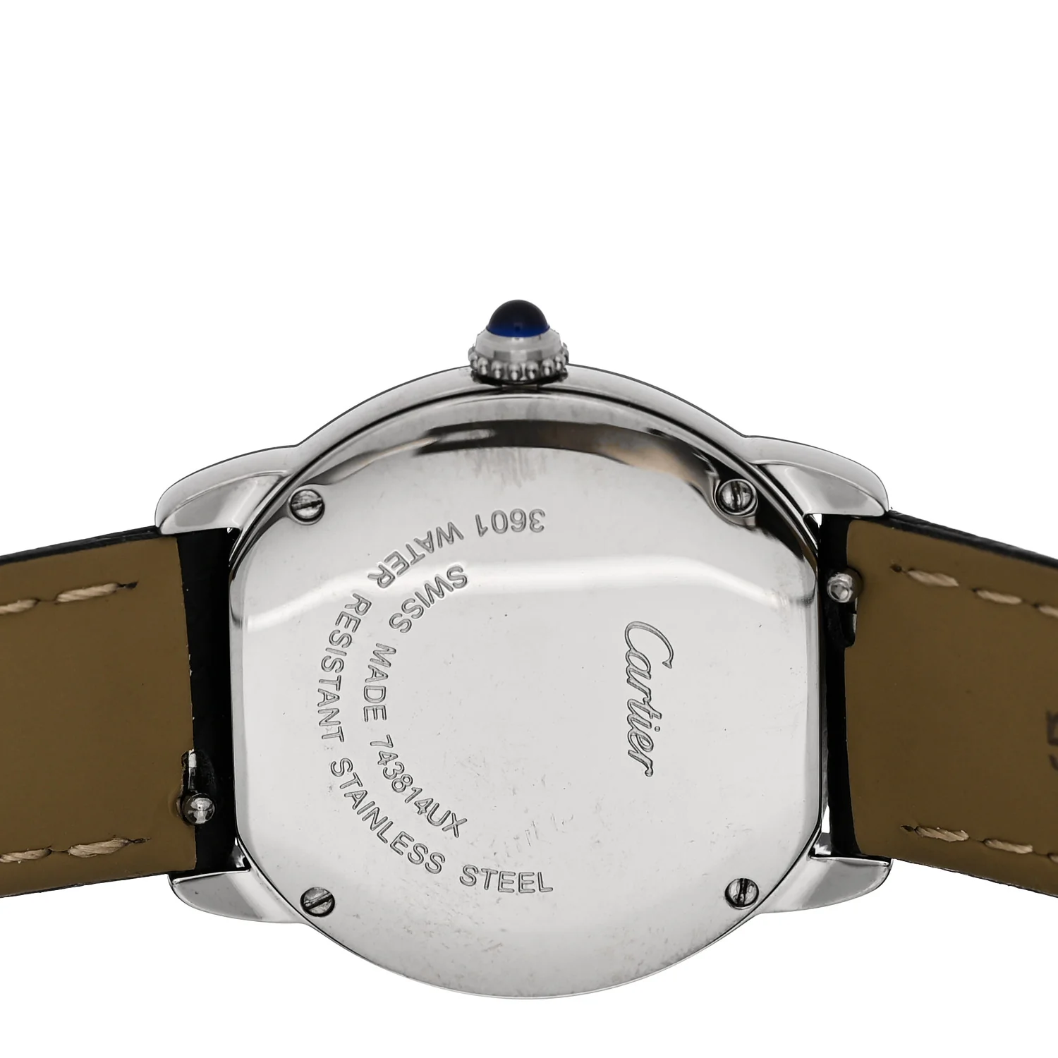 Stainless Steel Calfskin 29mm Ronde Solo Quartz Watch - Image 4