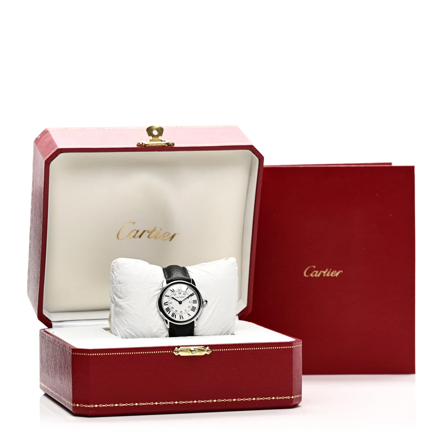 Stainless Steel Calfskin 29mm Ronde Solo Quartz Watch - Image 5