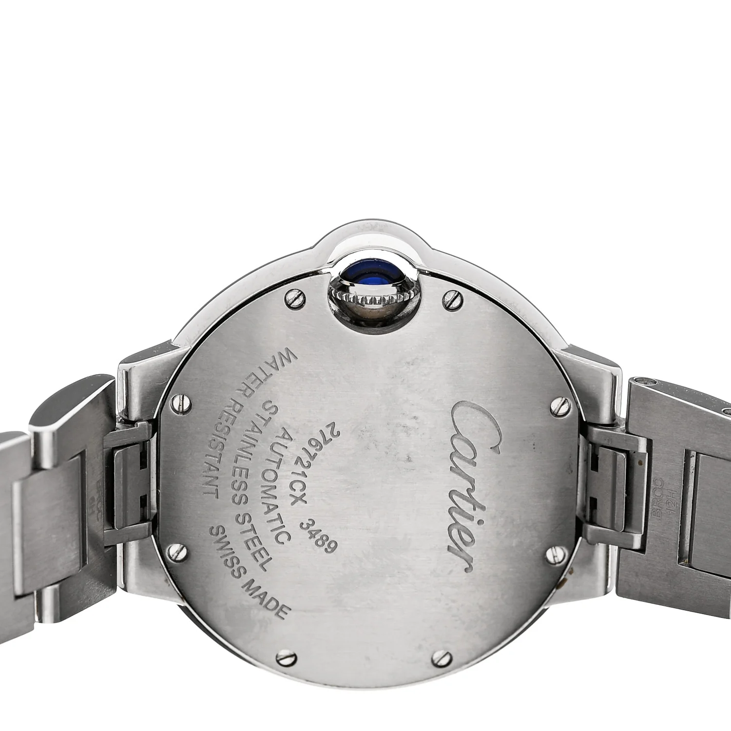 Stainless Steel Diamond 33mm Ballon Bleu De Cartier Automatic Watch - Image 4