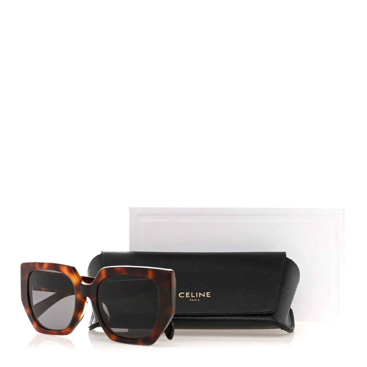 Acetate Butterfly Sunglasses CL40239F Tortoise - Image 8