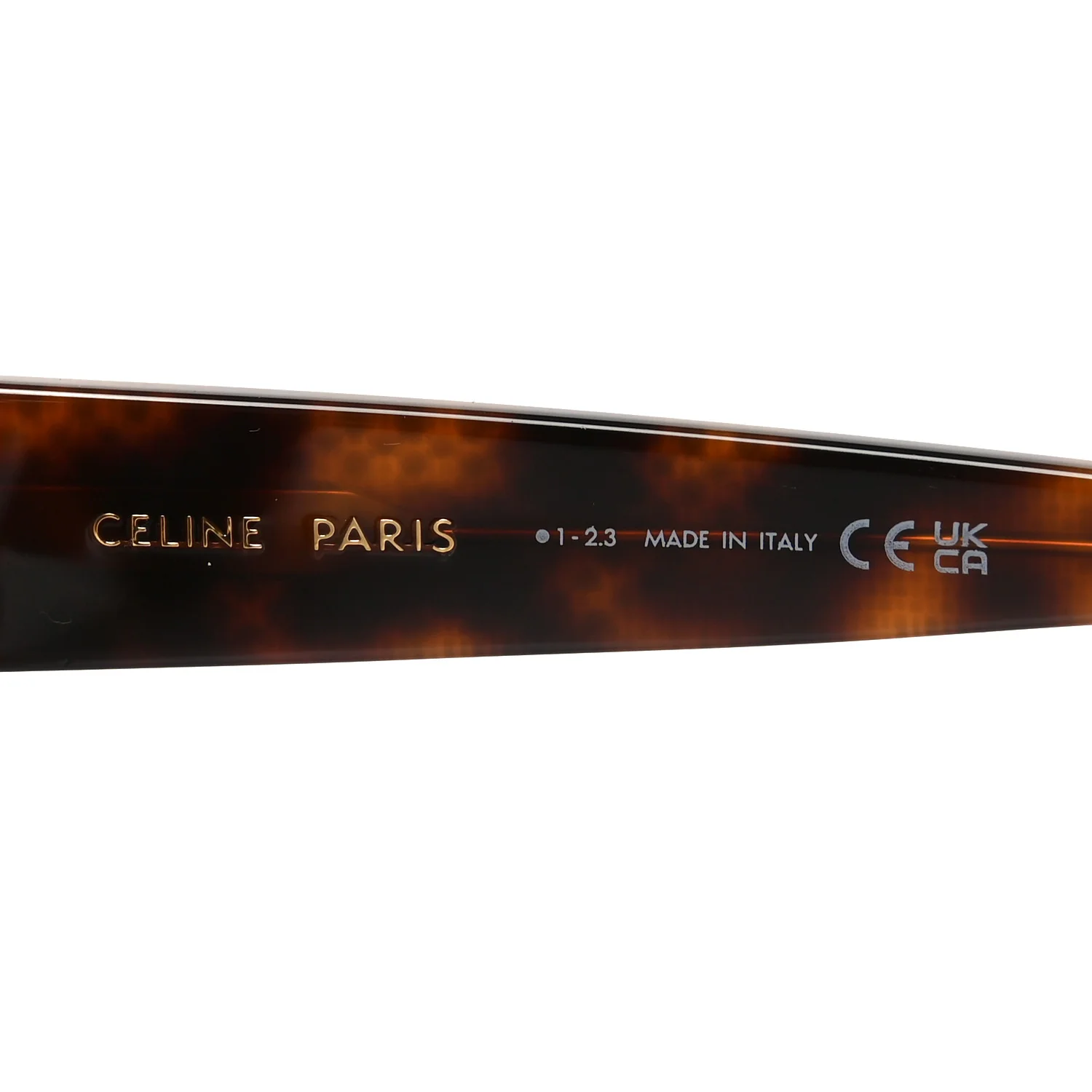 Acetate Crystal Studded Bold 3 Dots Round Sunglasses CL4240IS Tortoise - Image 5
