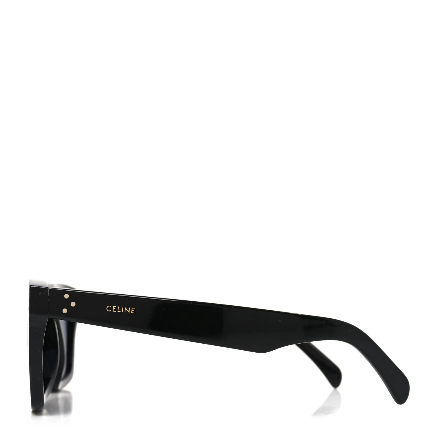 Acetate Polarized Square Sunglasses CL40248I Black - Image 3