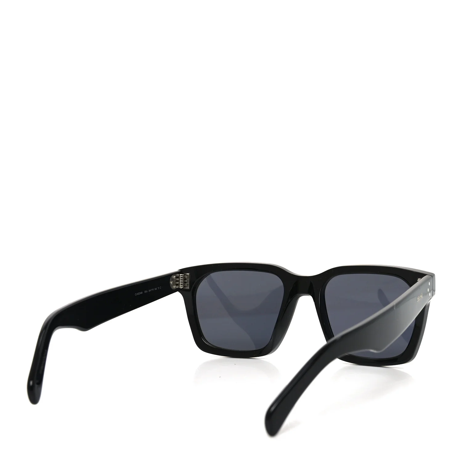 Acetate Polarized Square Sunglasses CL40248I Black - Image 4