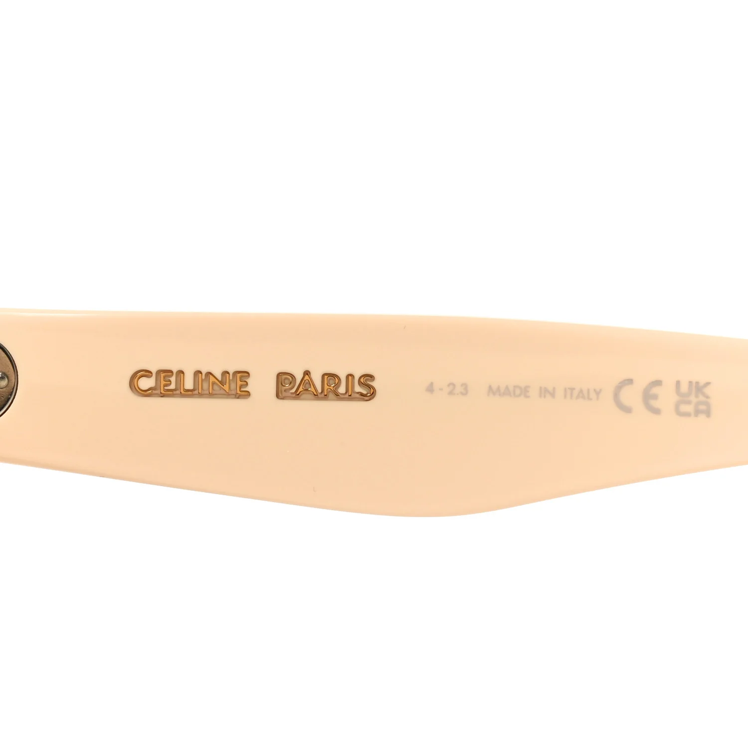 Acetate Round Sunglasses CL4003IN Ivory - Image 5