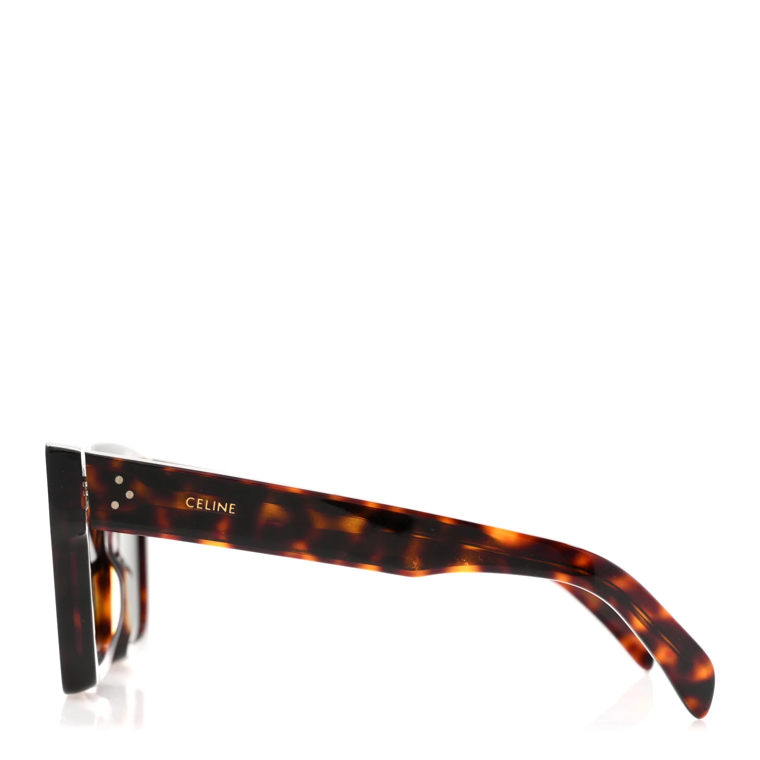 Acetate Square Sunglasses CL40130I Tortoise - Image 3