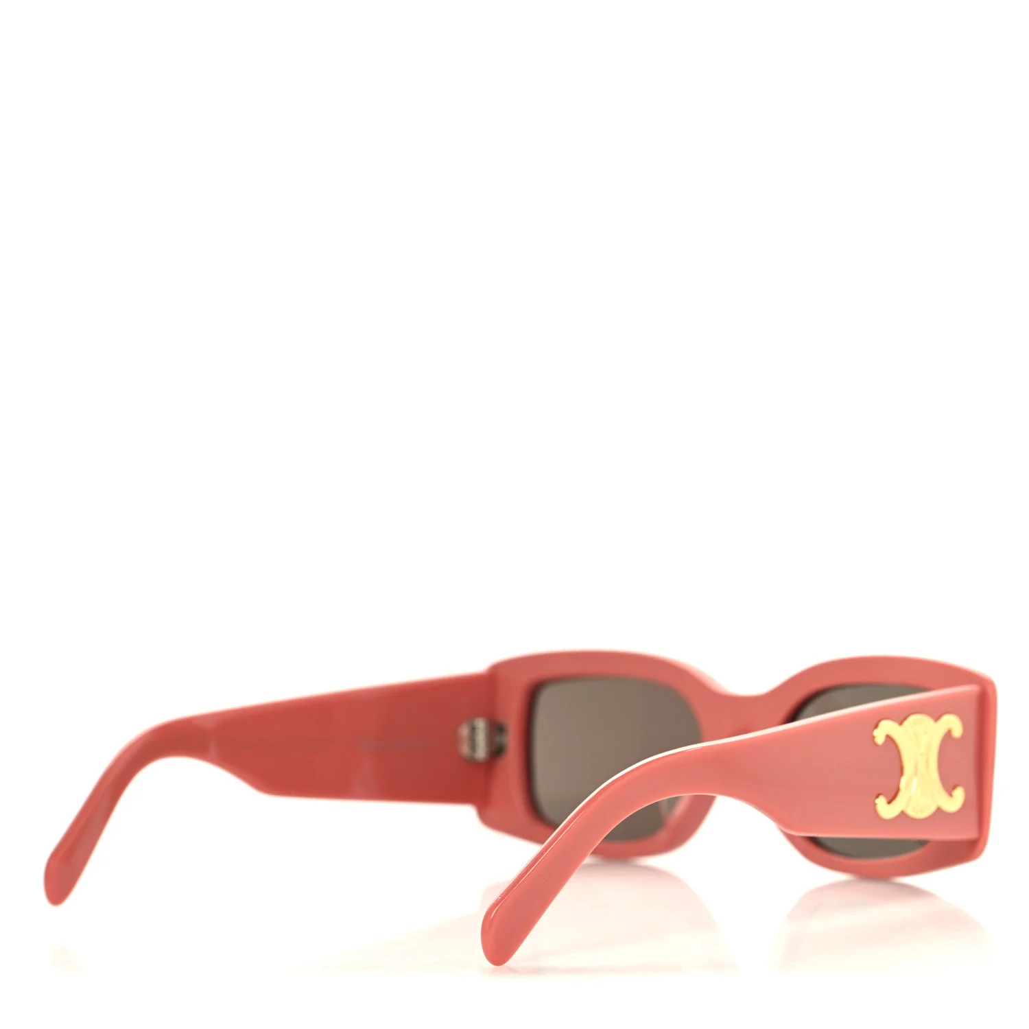 Acetate Triomphe XL 01 Sunglasses CL40282U Shiny Pink Brown - Image 4