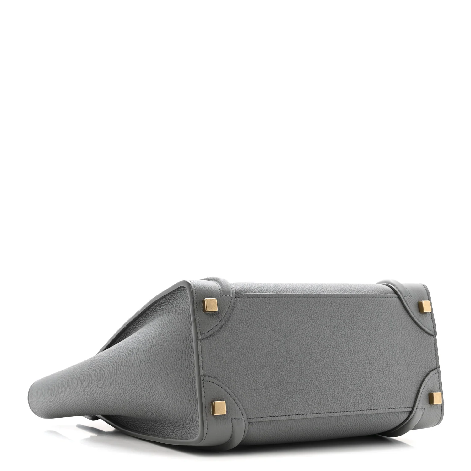 Baby Drummed Calfskin Micro Luggage Kohl - Image 4
