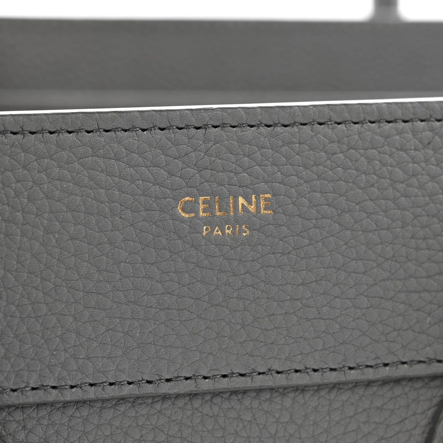 Baby Drummed Calfskin Micro Luggage Kohl - Image 6
