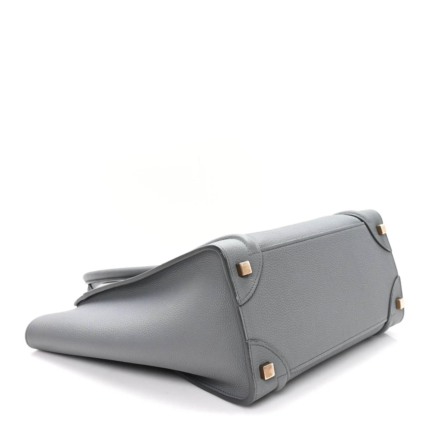 Baby Drummed Calfskin Micro Luggage Kohl - Image 4