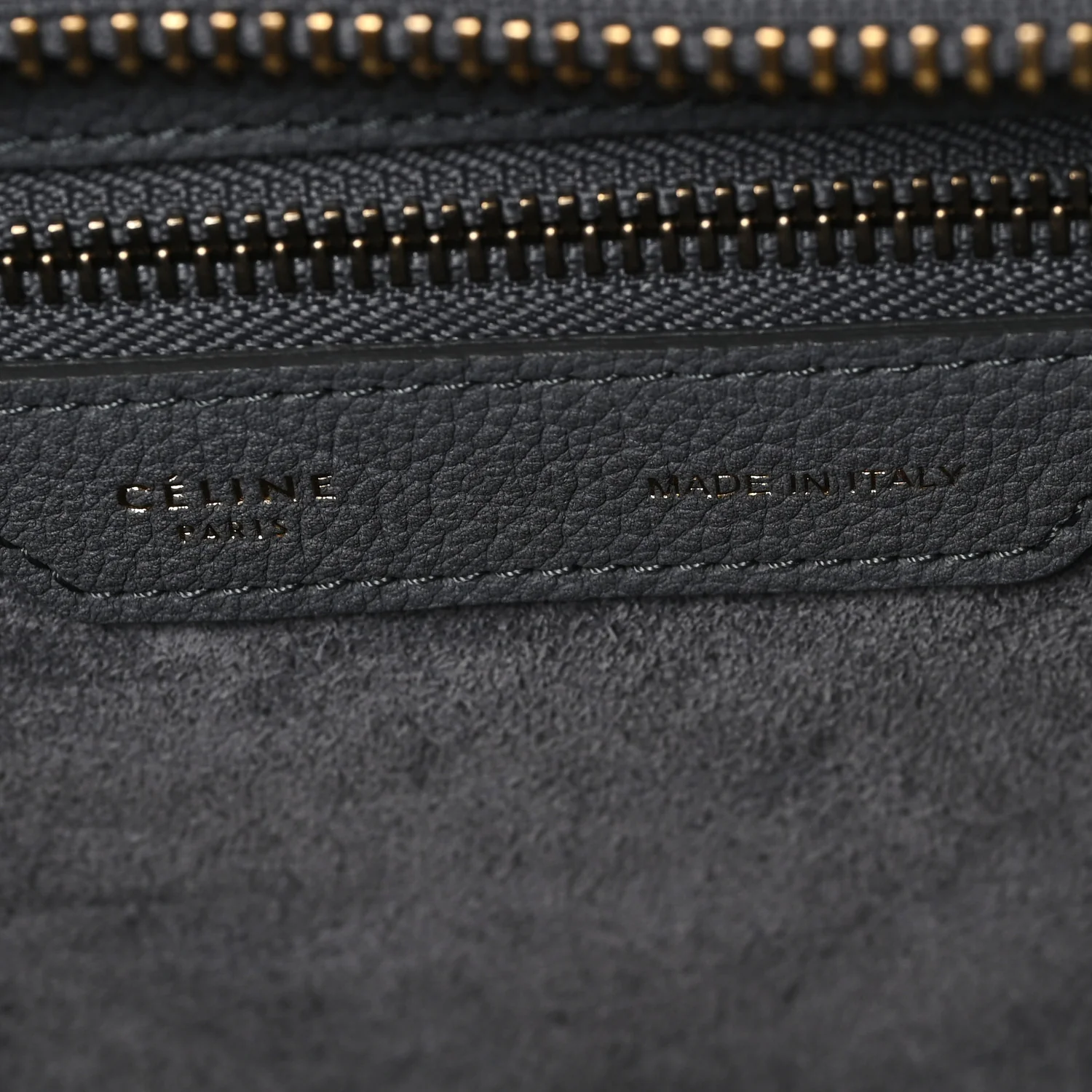 Baby Drummed Calfskin Micro Luggage Kohl - Image 6