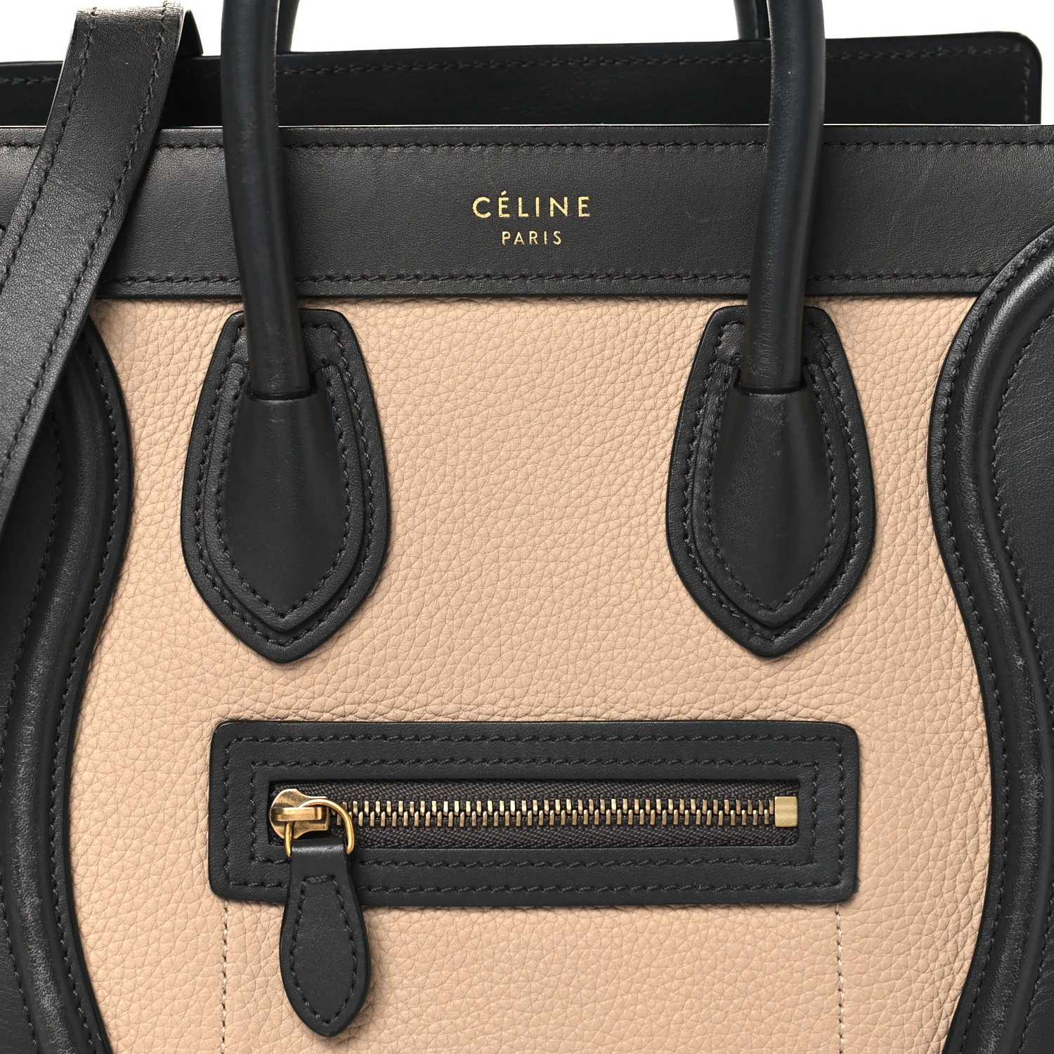 Baby Grained Calfskin Nubuck Nano Tri-Color Luggage Fuchsia - Image 8