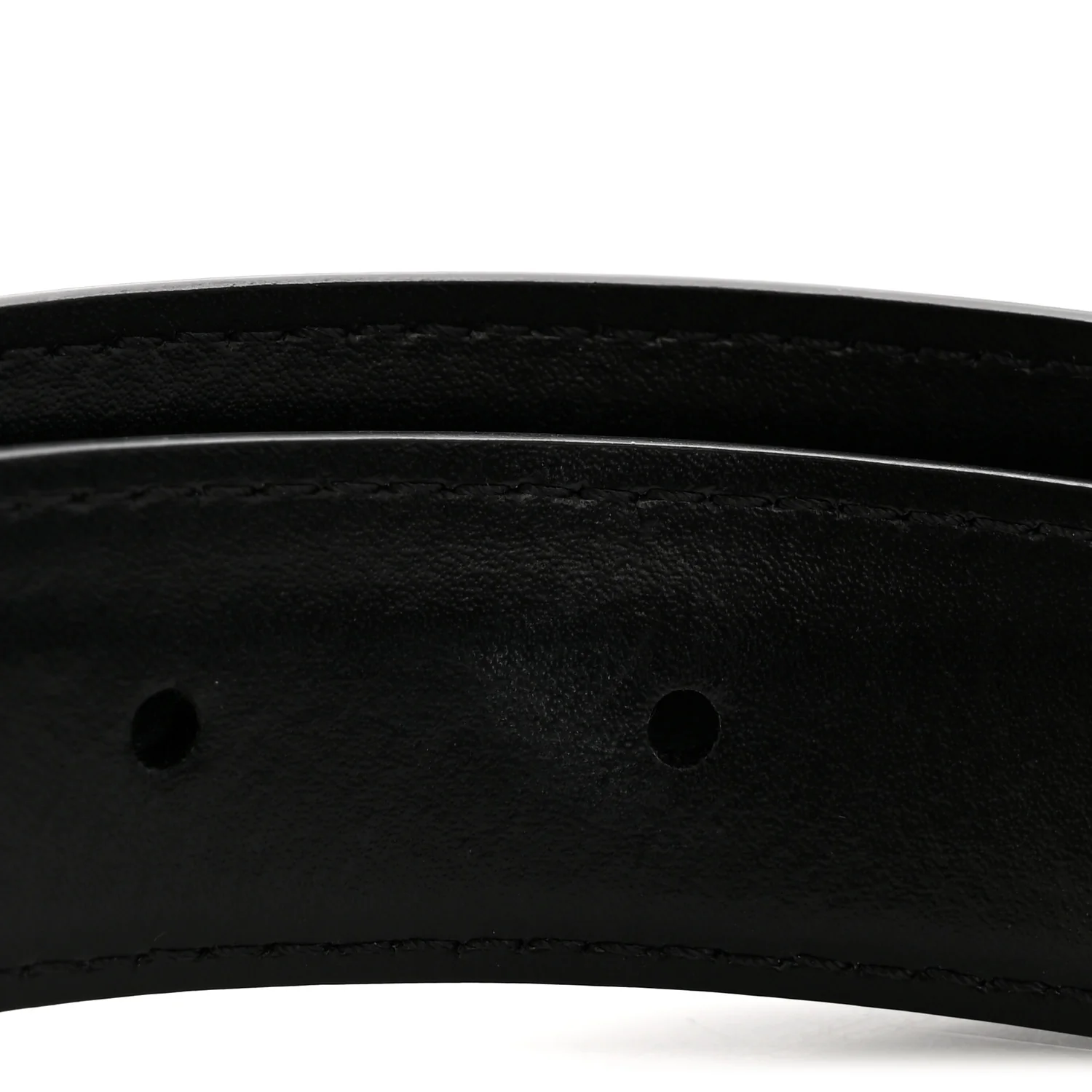 Box Calfskin Medium 25mm Triomphe 75 30 Belt Black - Image 7
