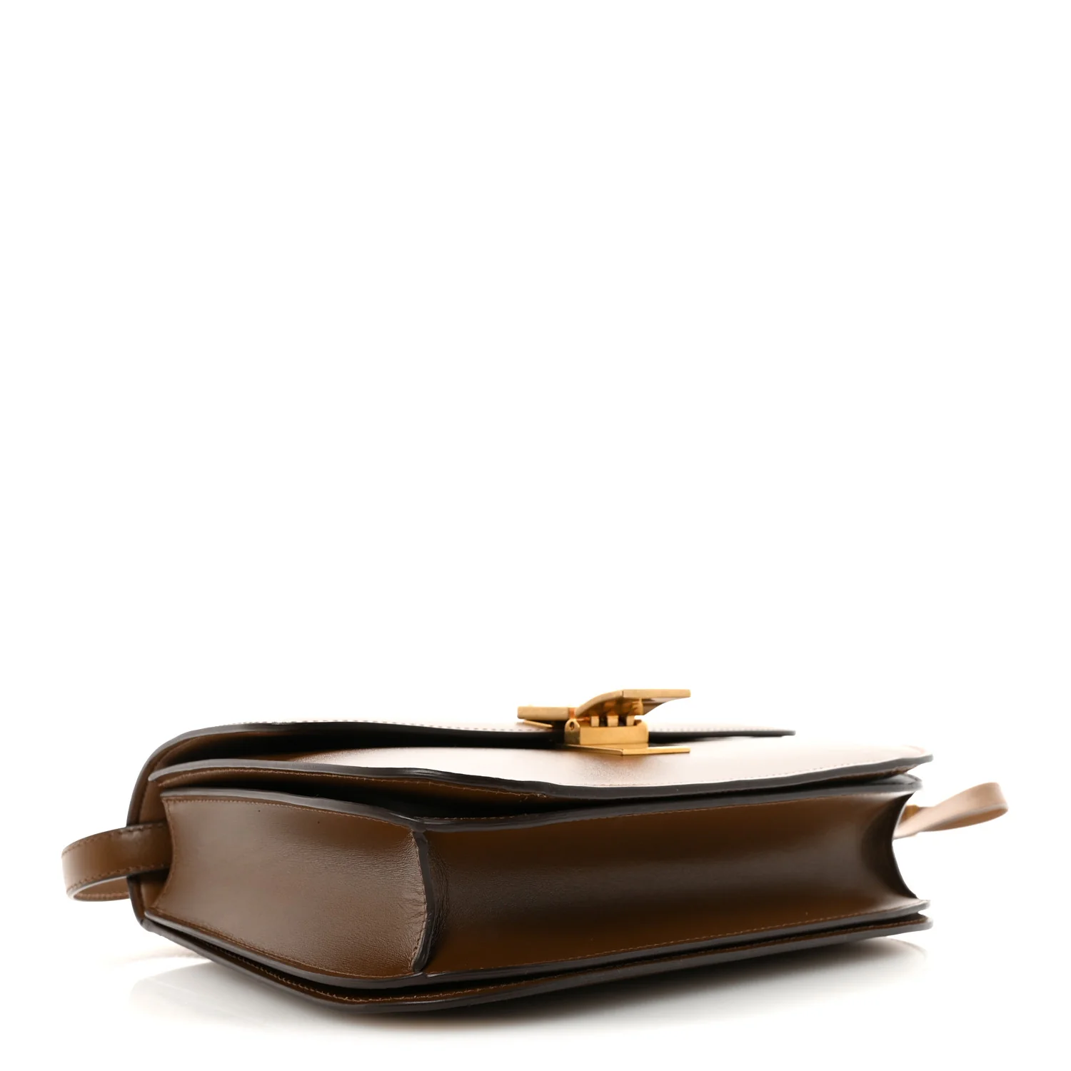Box Calfskin Medium Classic Box Flap Bag Camel - Image 4