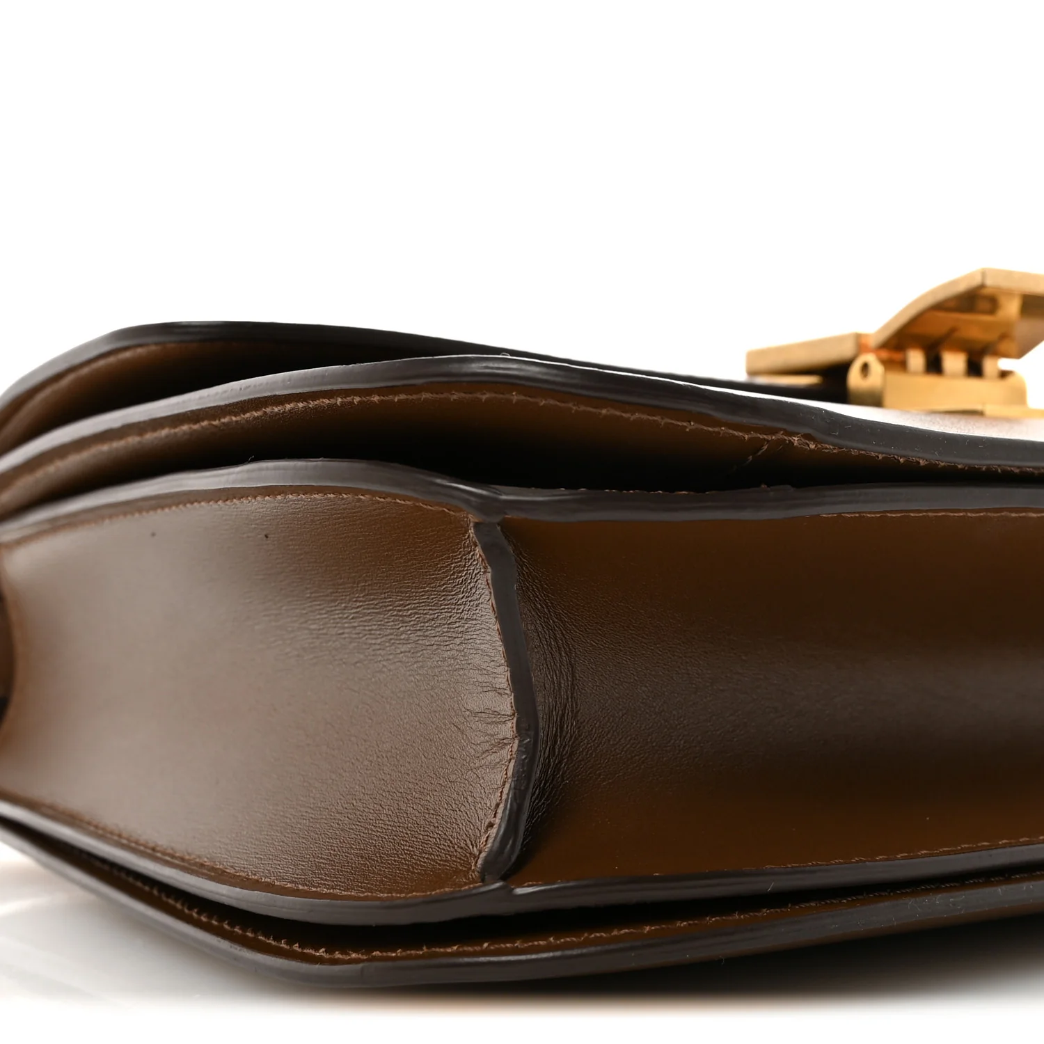 Box Calfskin Medium Classic Box Flap Bag Camel - Image 9
