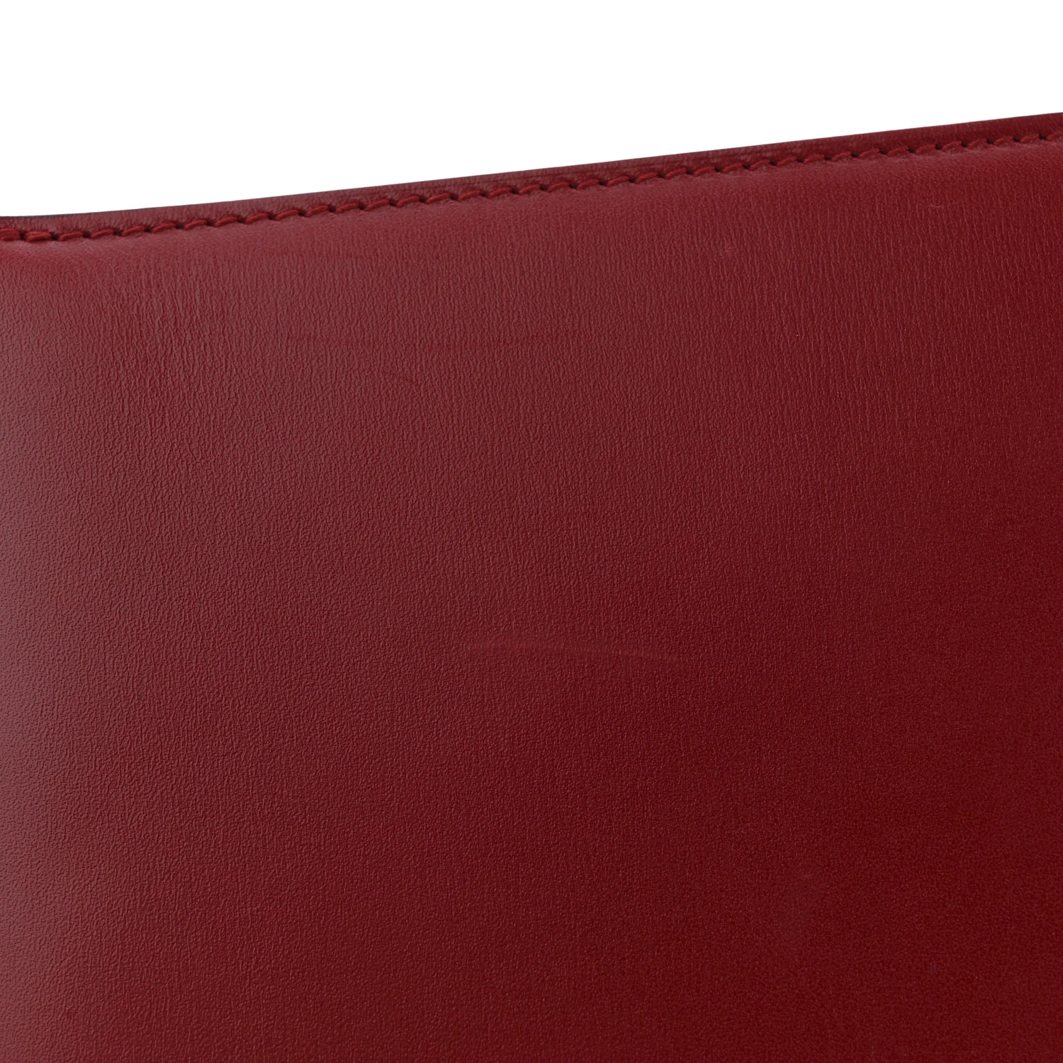 Box Calfskin Medium Classic Box Flap Bag Red - Image 12