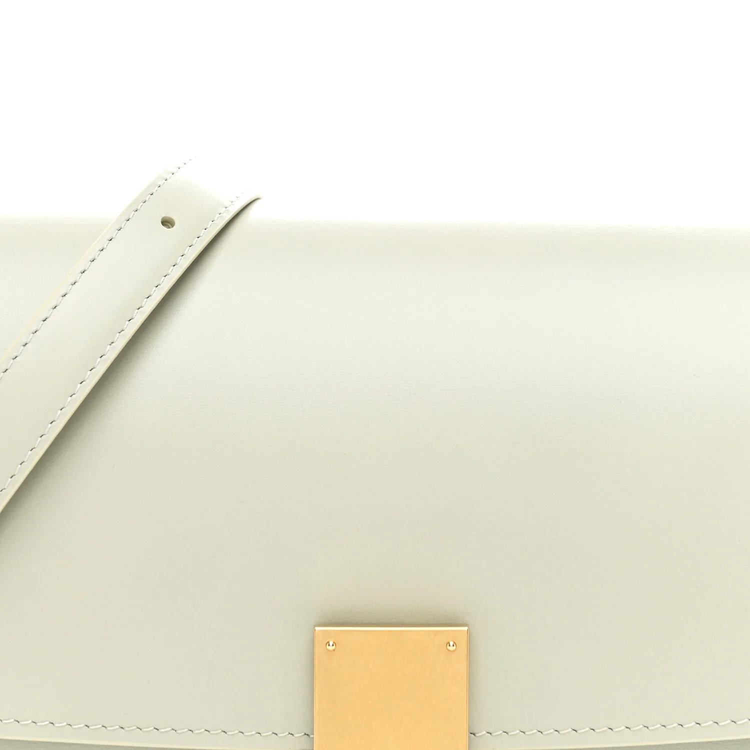 Box Calfskin Medium Classic Box Flap Bag Vert D'eau - Image 8