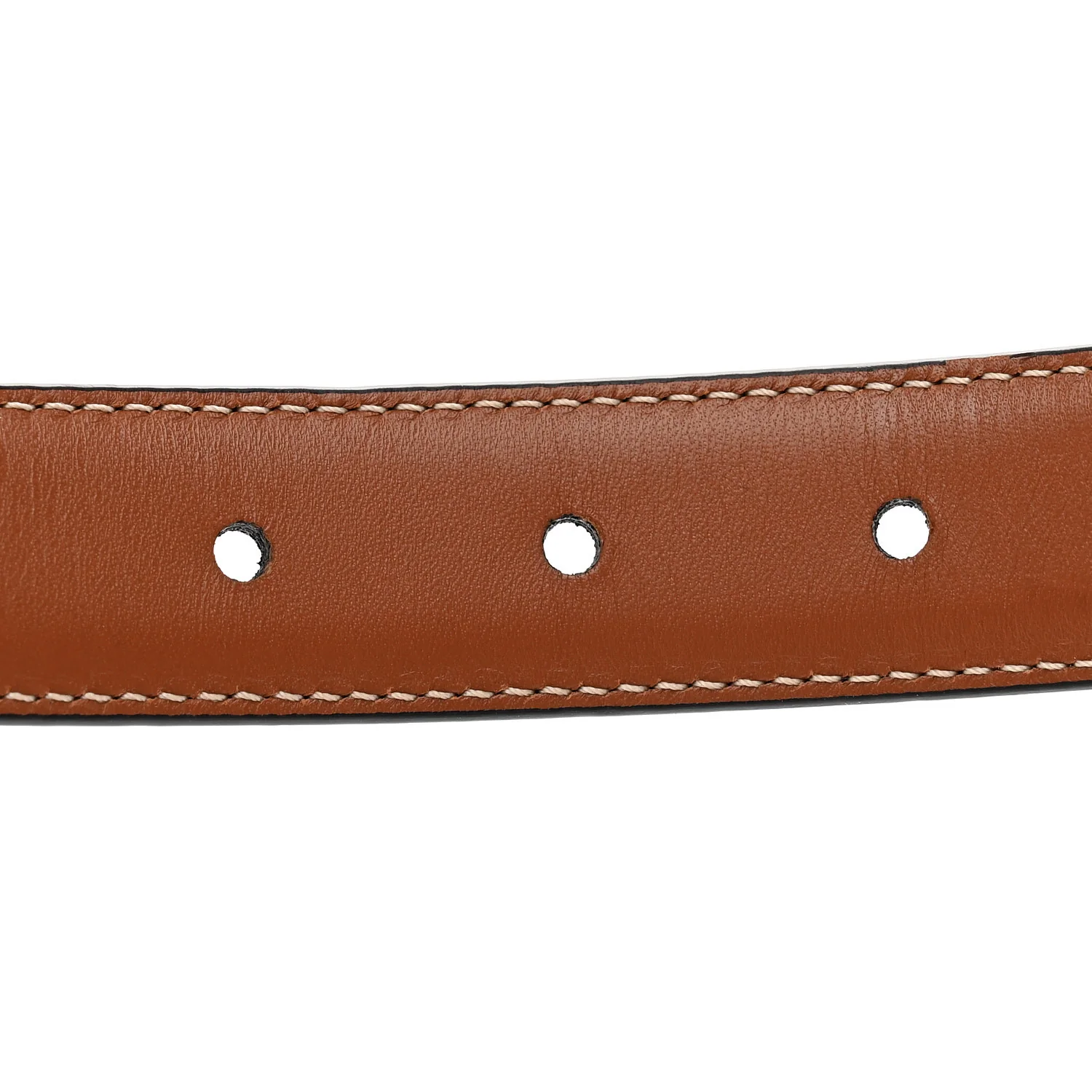 Box Calfskin Reversible Triomphe Belt 95 38 Black Tan - Image 5