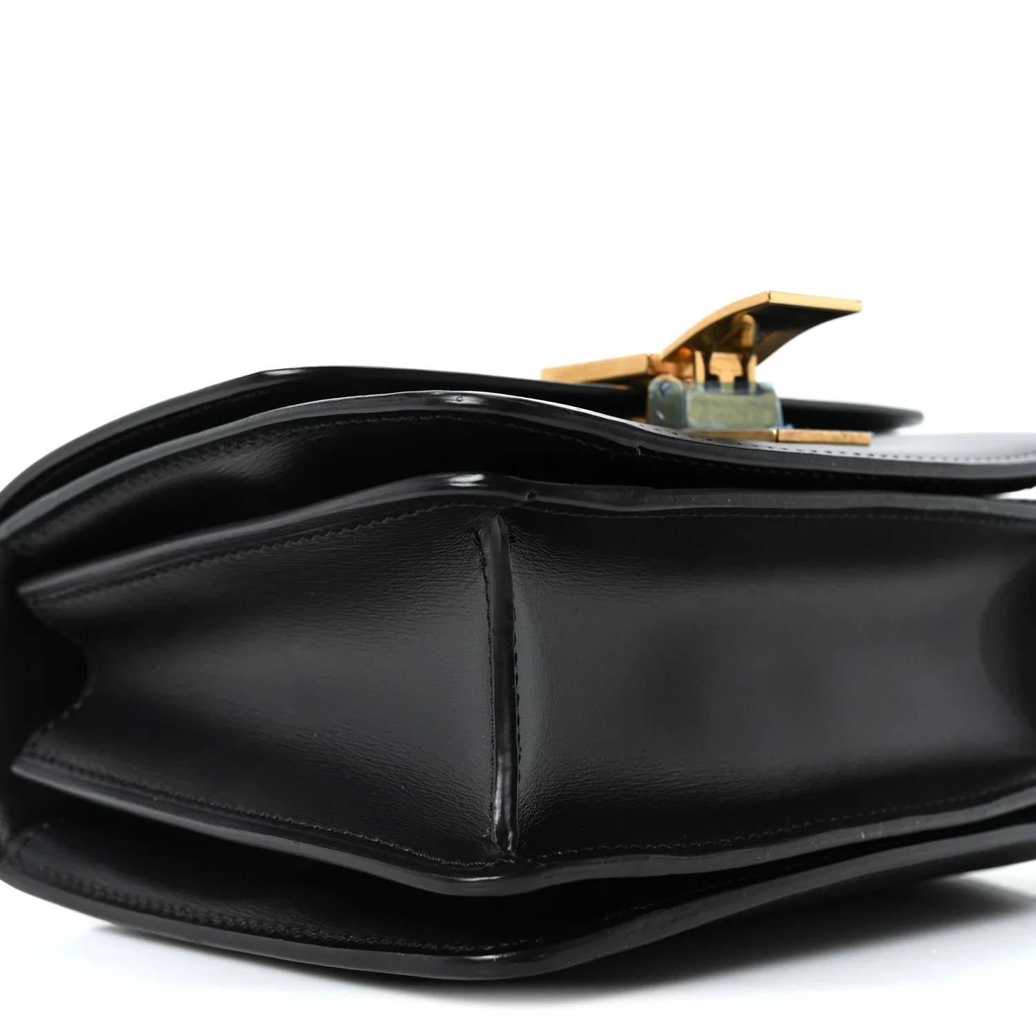 Box Calfskin Small Classic Box Flap Bag Black - Image 9