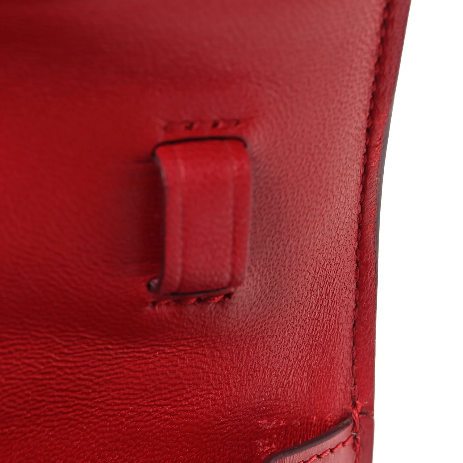 Box Calfskin Small Classic Box Flap Bag Red - Image 10