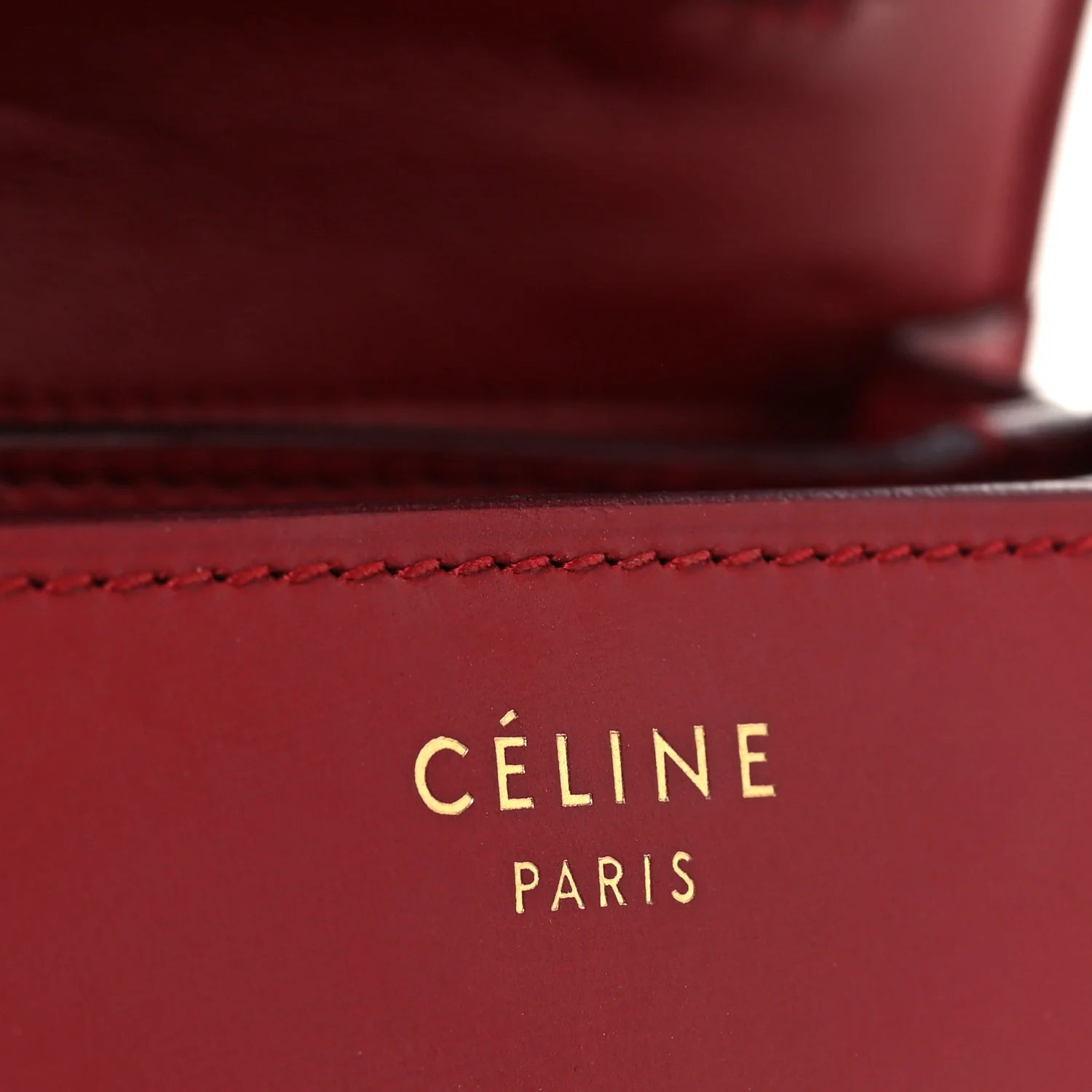 Box Calfskin Small Classic Box Flap Bag Red - Image 5
