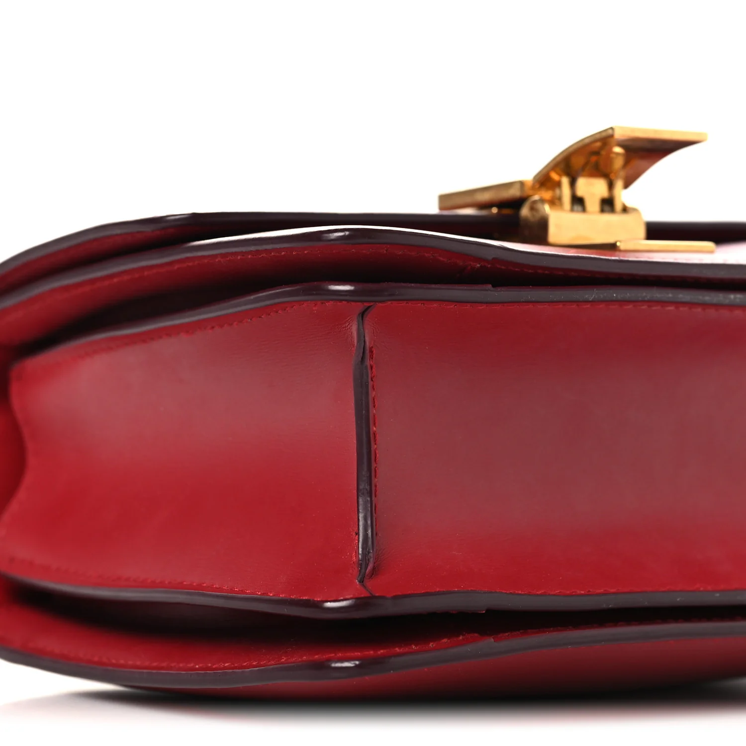 Box Calfskin Small Classic Box Flap Bag Red - Image 8
