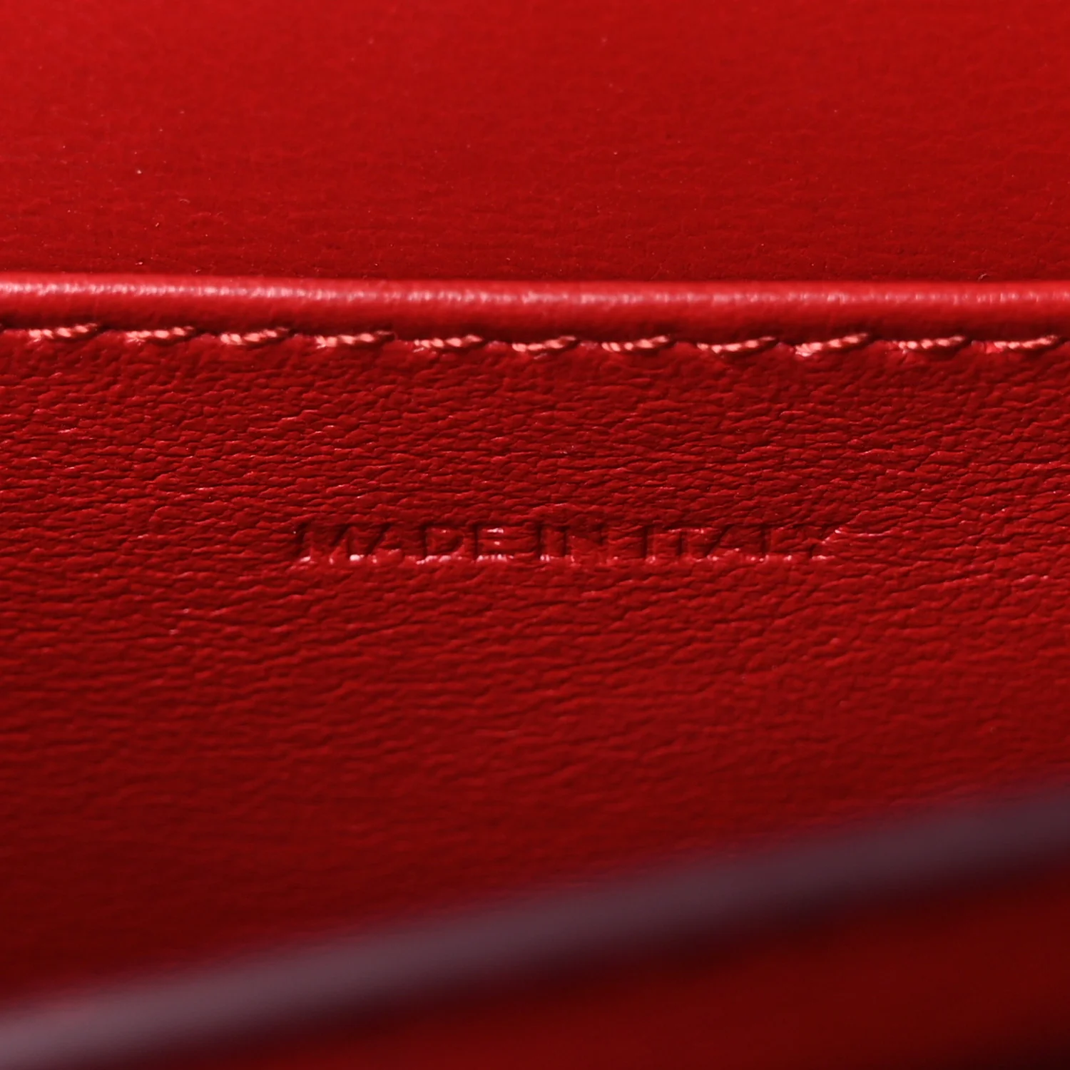 Box Calfskin Teen Classic Box Flap Bag Red - Image 7