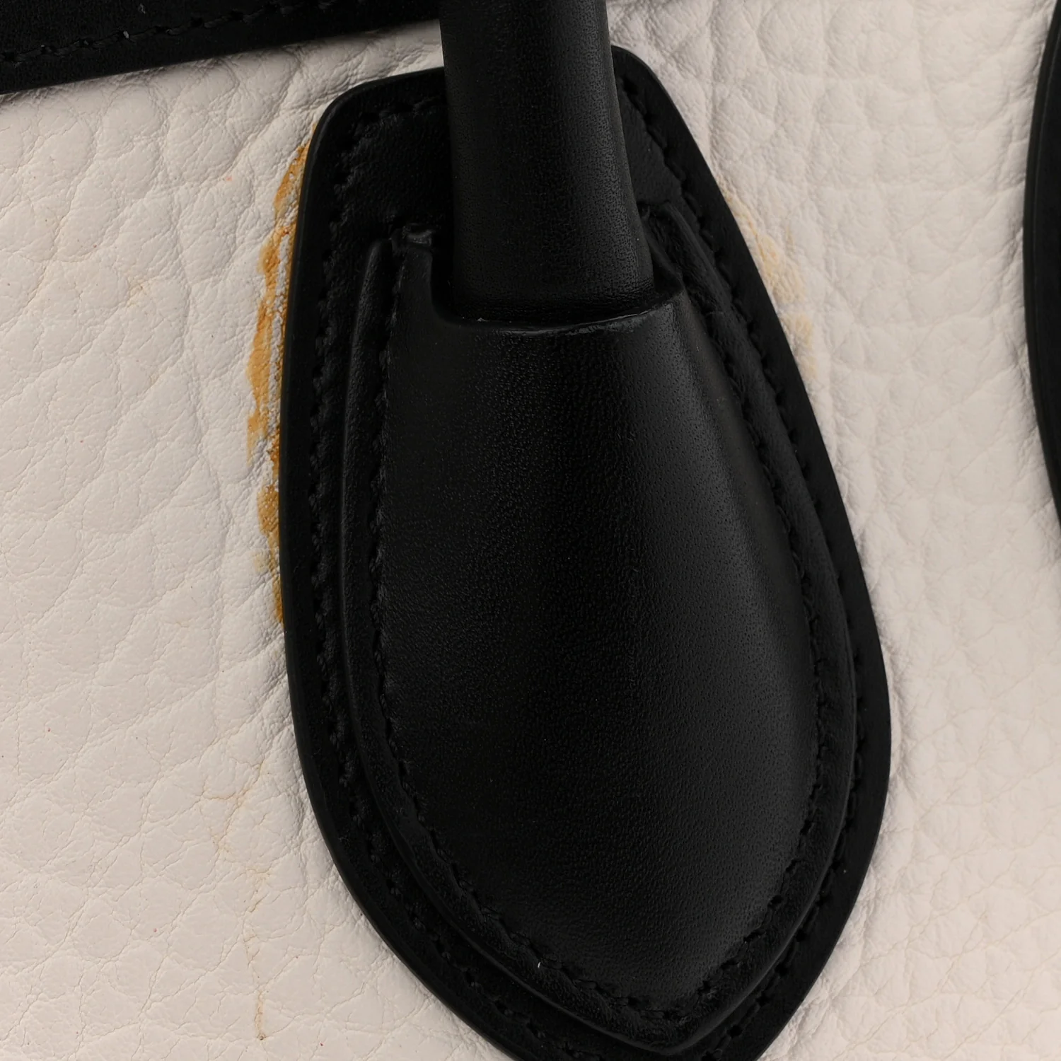 Bullhide Calfskin Nubuck Micro Tri-Color Luggage White Khaki - Image 10