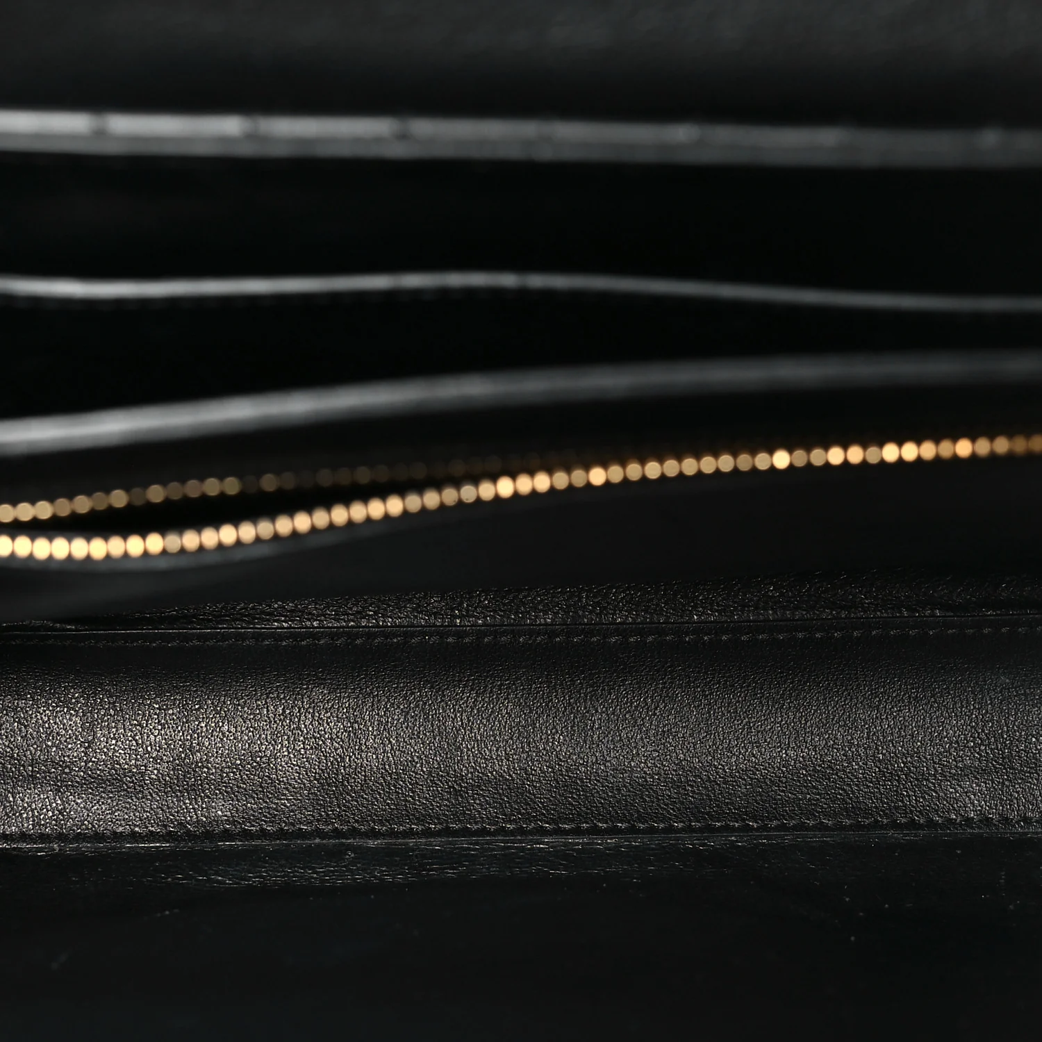 Calfskin Quilted Medium C Bag Black - Image 5