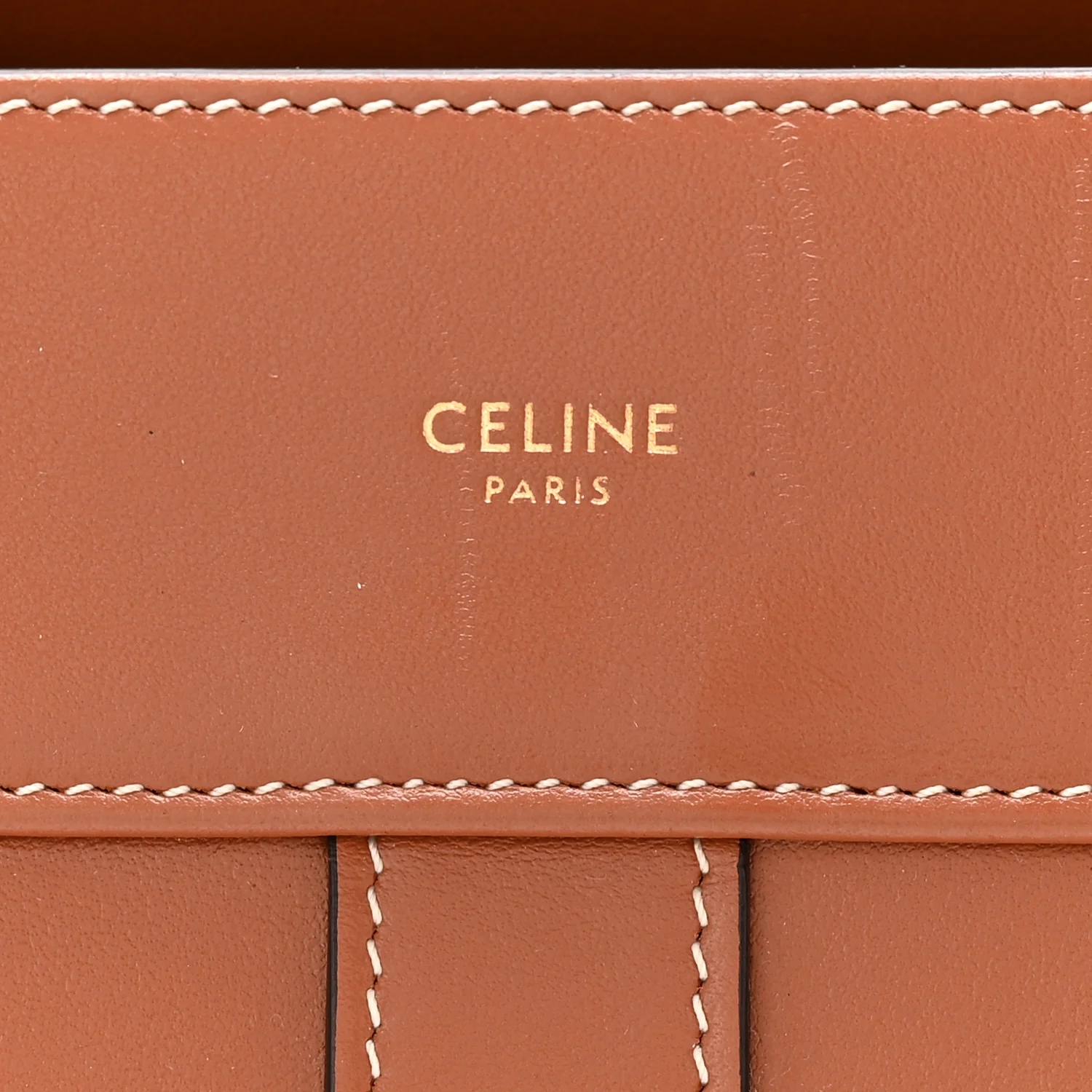 Calfskin Small Cabas De France Tan - Image 6