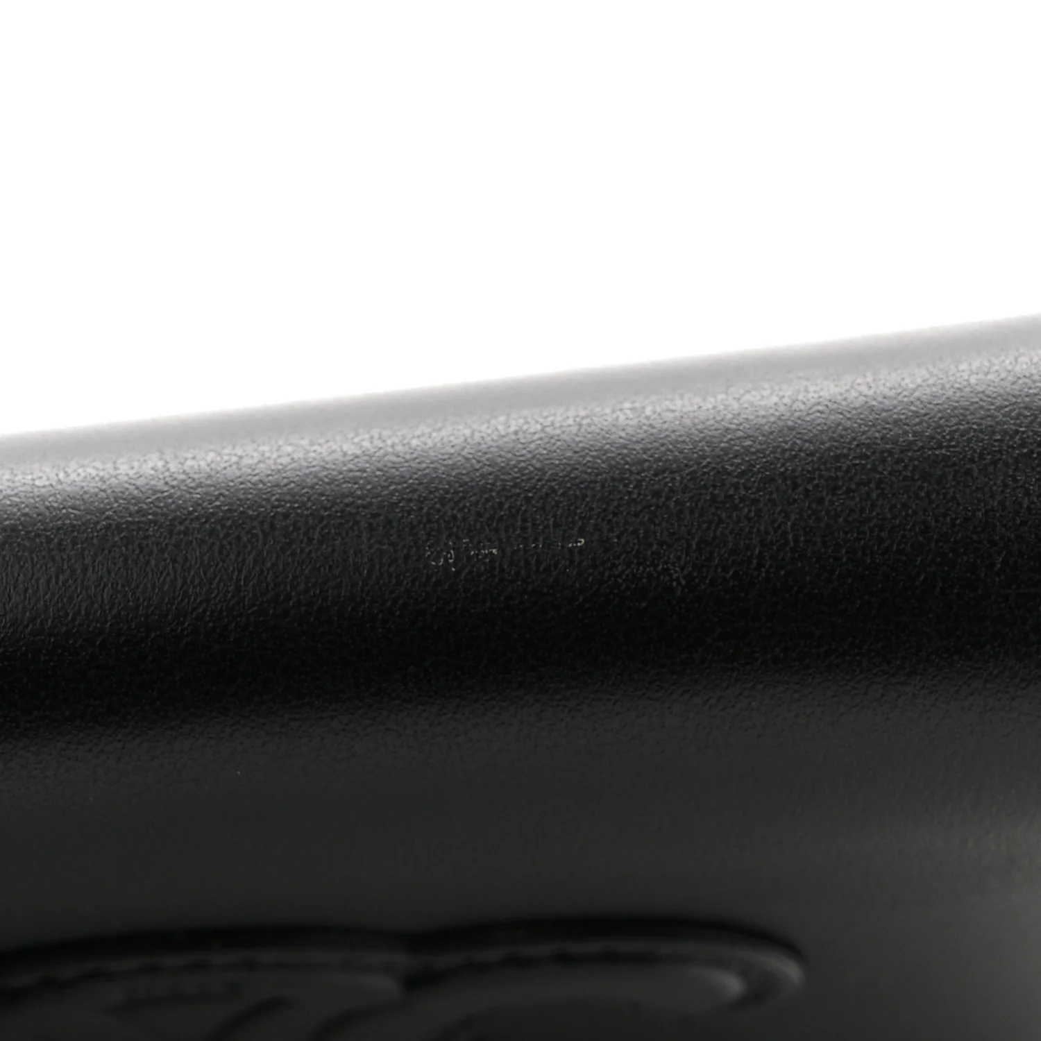 Calfskin Triomphe Zipped Compact Wallet Black - Image 7