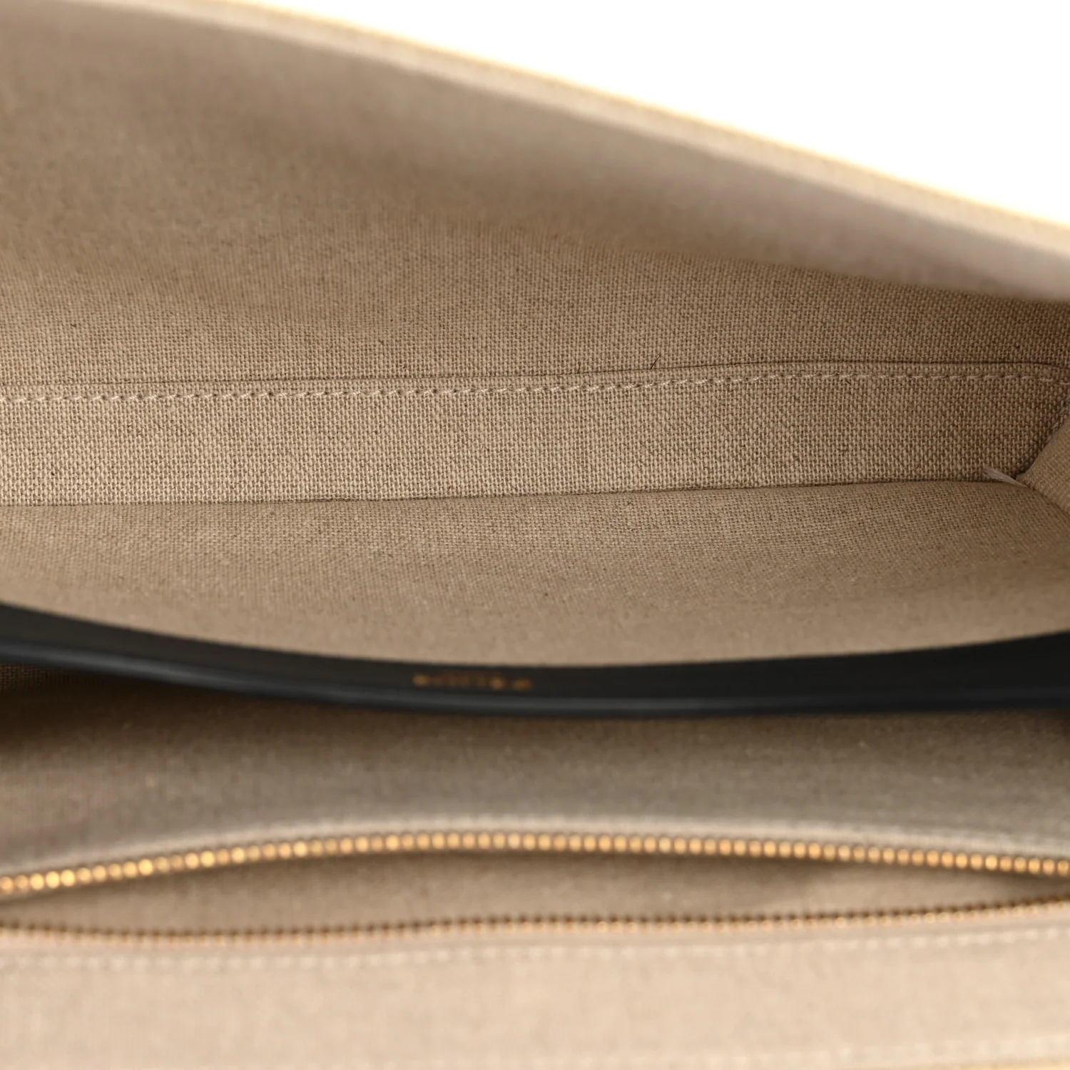 Canvas Calfskin Teen Soft 16 Shoulder Bag Vanilla Navy - Image 5