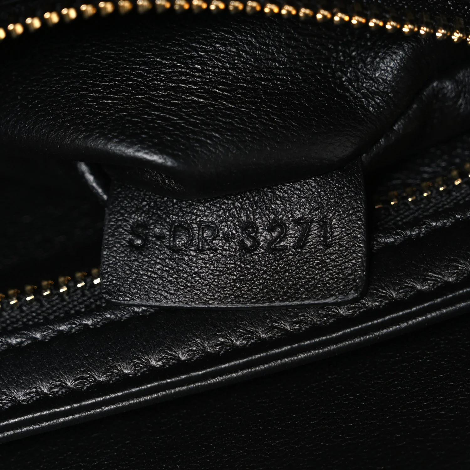 Canvas Calfskin Triomphe Embroidered Teen Triomphe Bag Black - Image 8