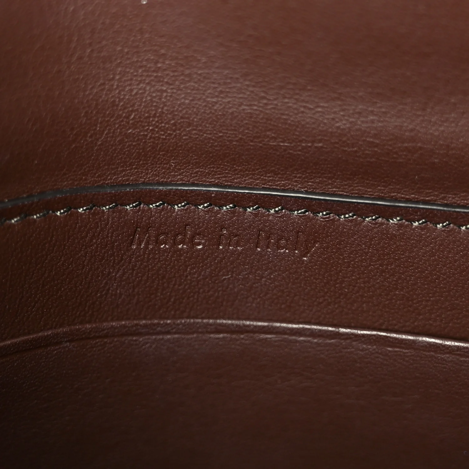Crocodile Embossed Calfskin Mini Symmetrical Bag Brown - Image 7