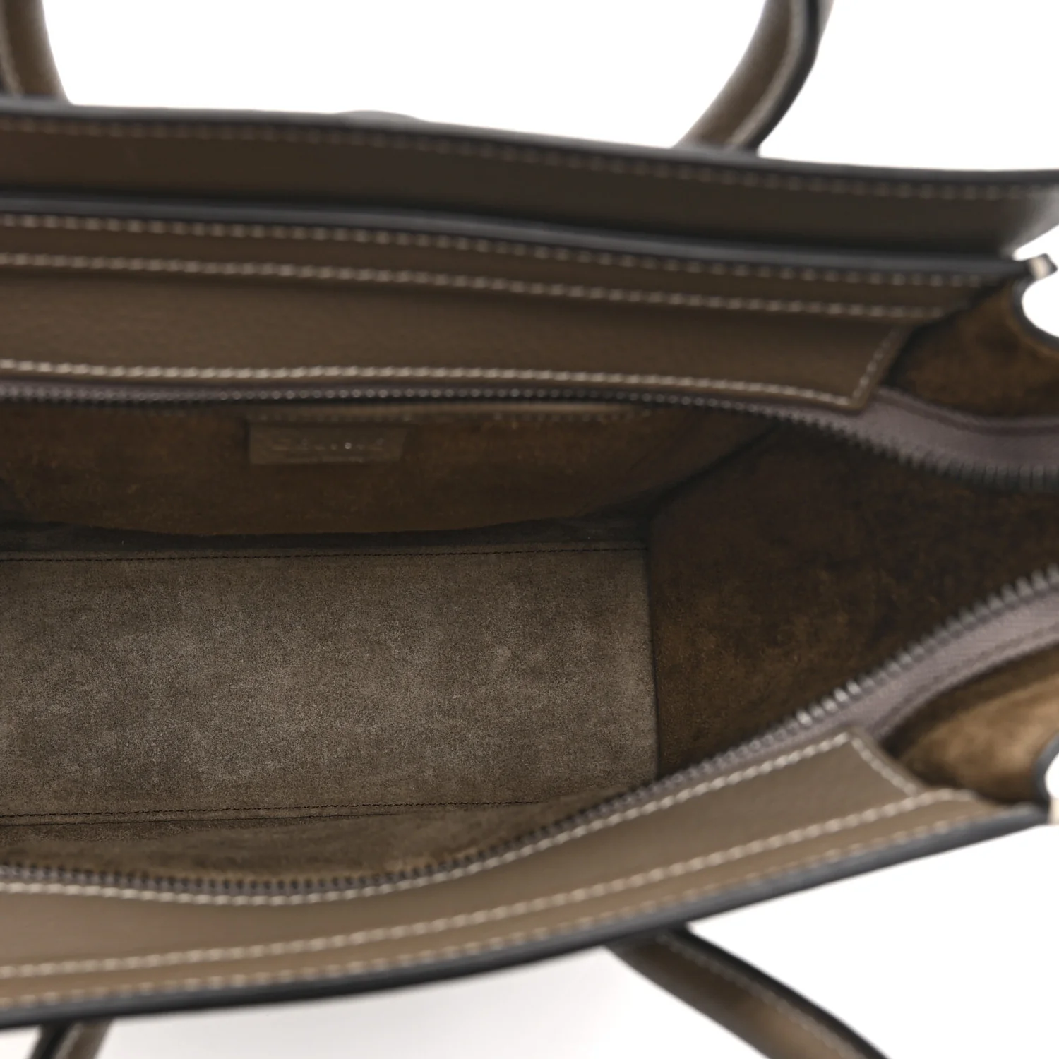 Drummed Calfskin Nano Luggage Souris - Image 5