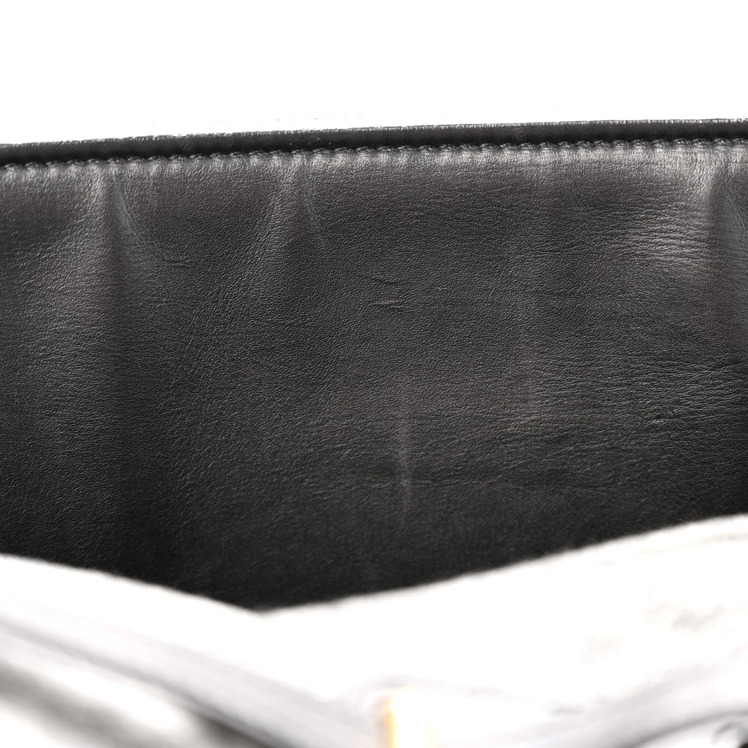 Felt Calfskin Medium Tie Knot Tote Grey Black - Image 17