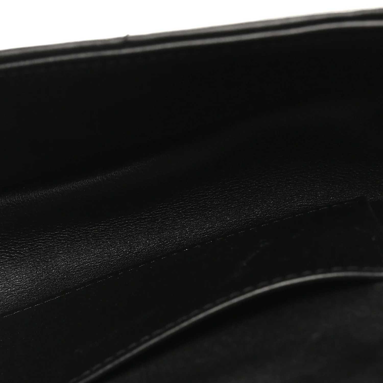 Goatskin Matelasse Mini Chain Shoulder Bag  Black - Image 5