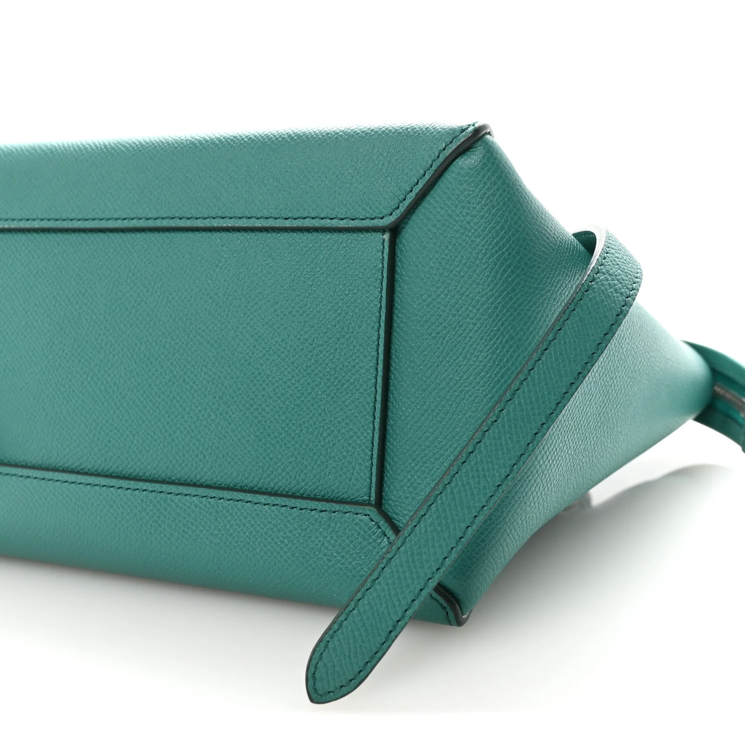 Grained Calfskin Micro Belt Bag Cactus - Image 10