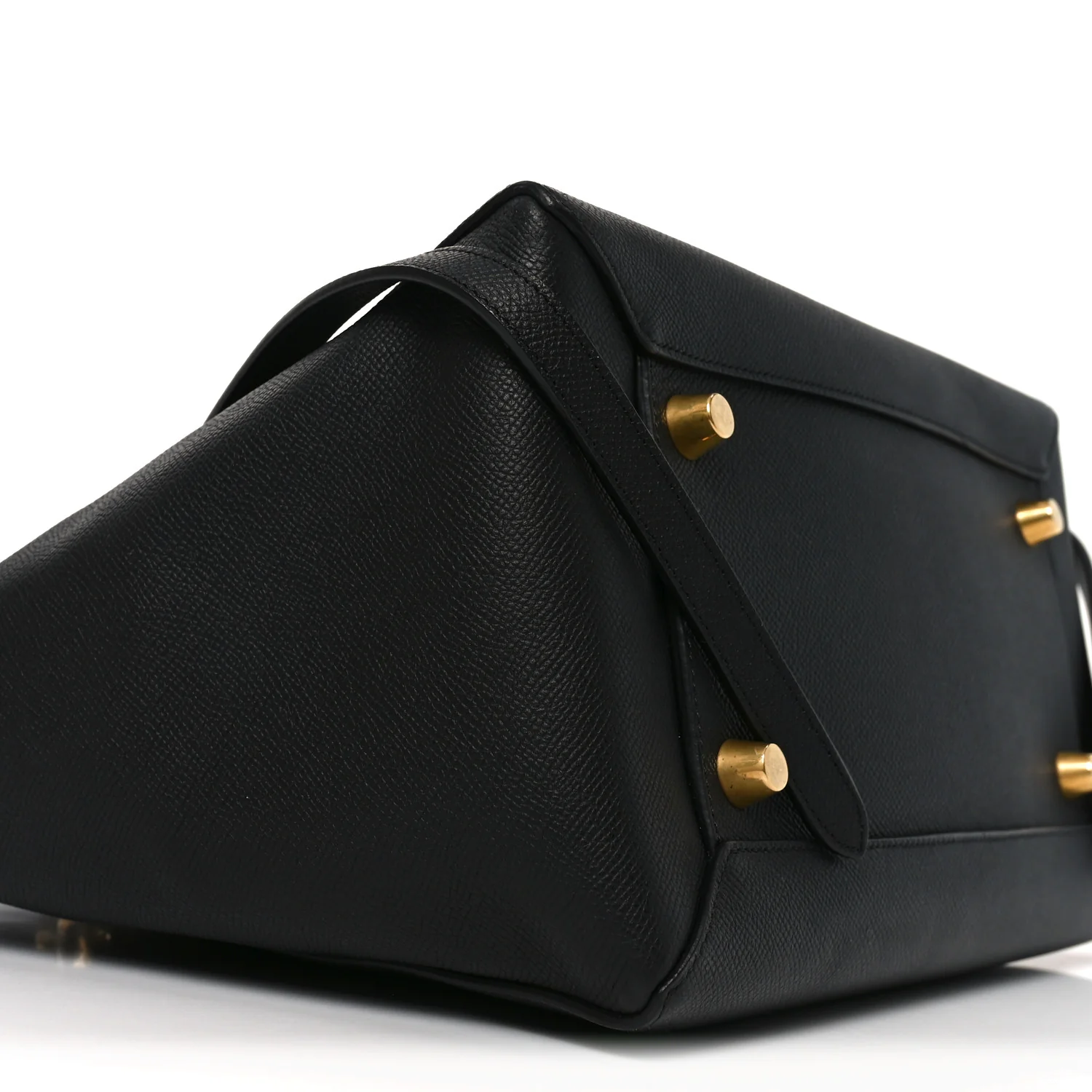 Grained Calfskin Mini Belt Bag Black - Image 9
