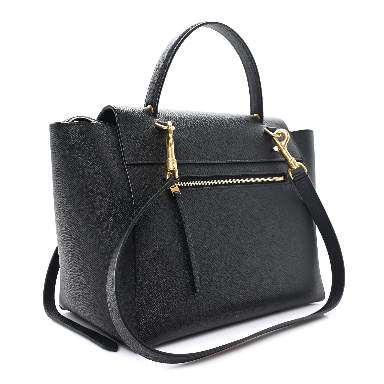 Grained Calfskin Mini Belt Bag Black - Image 3
