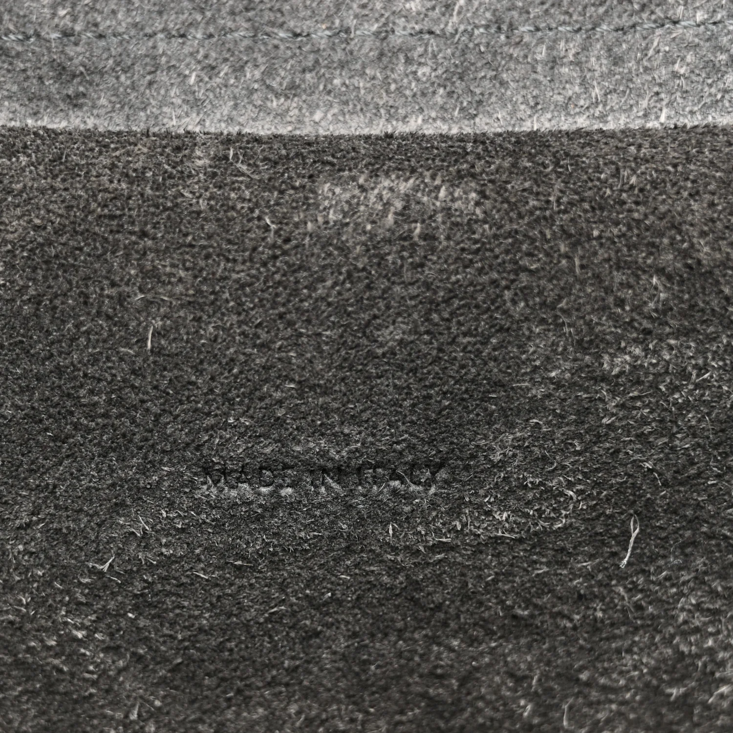 Grained Calfskin Mini Belt Bag Grey - Image 7