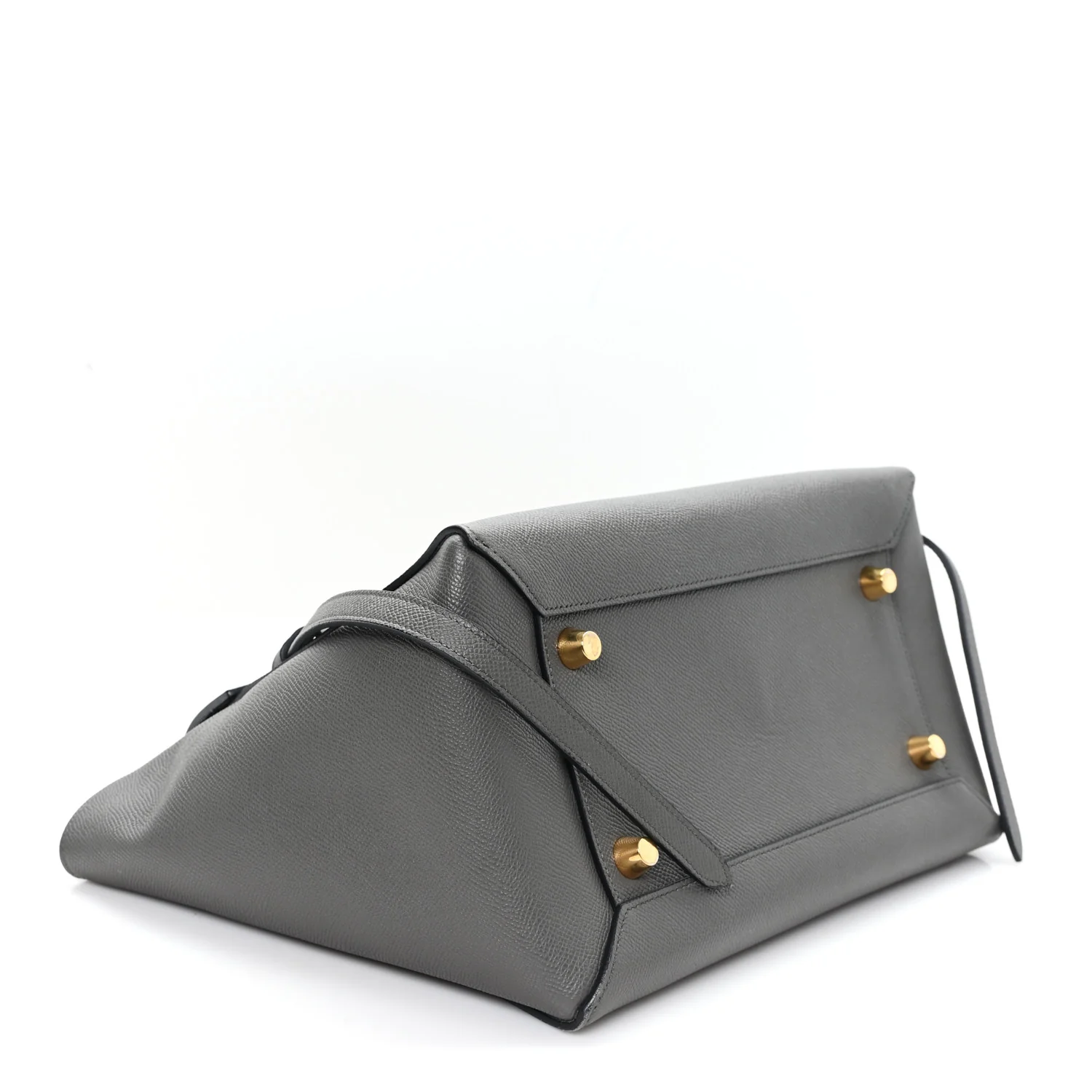 Grained Calfskin Mini Belt Bag Grey - Image 4