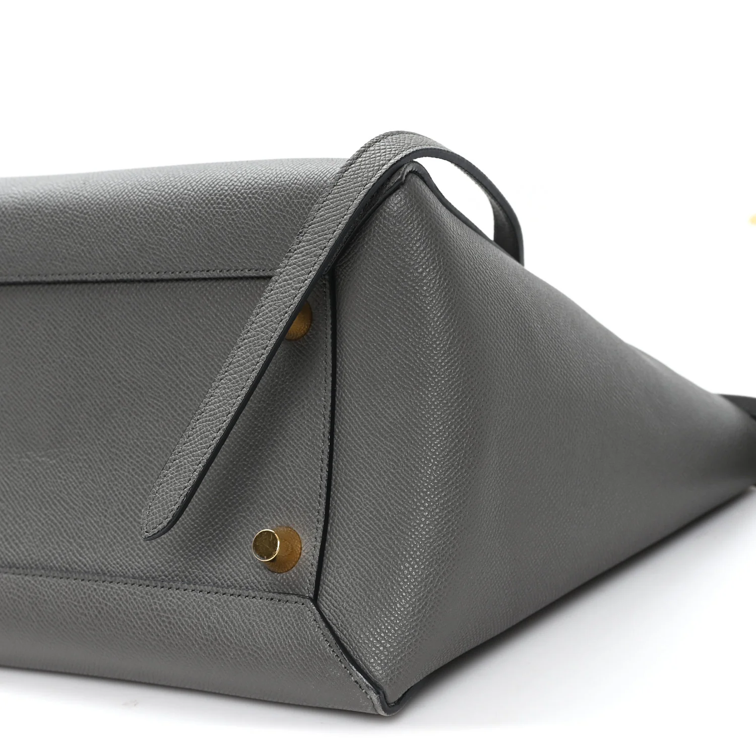Grained Calfskin Mini Belt Bag Grey - Image 9