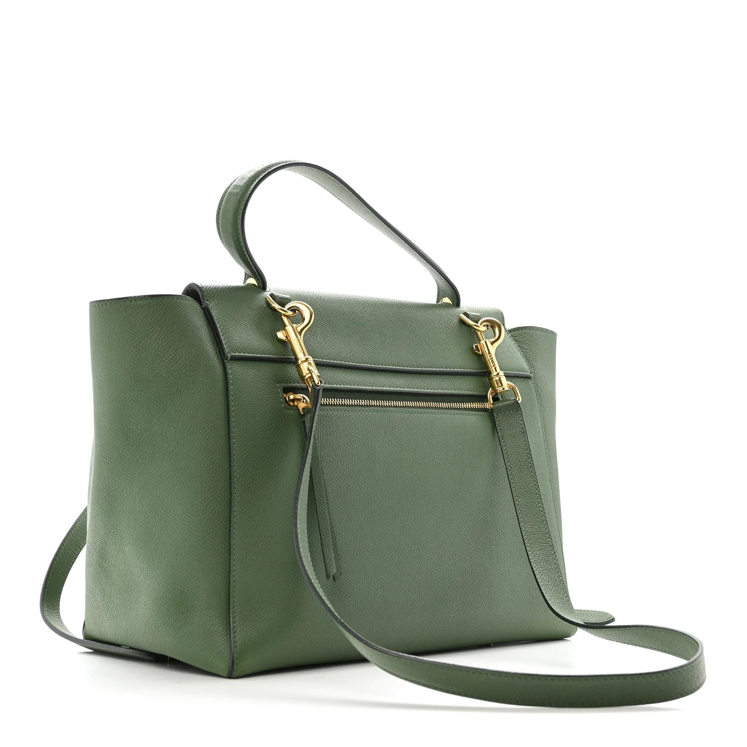 Grained Calfskin Mini Belt Bag Mint - Image 3