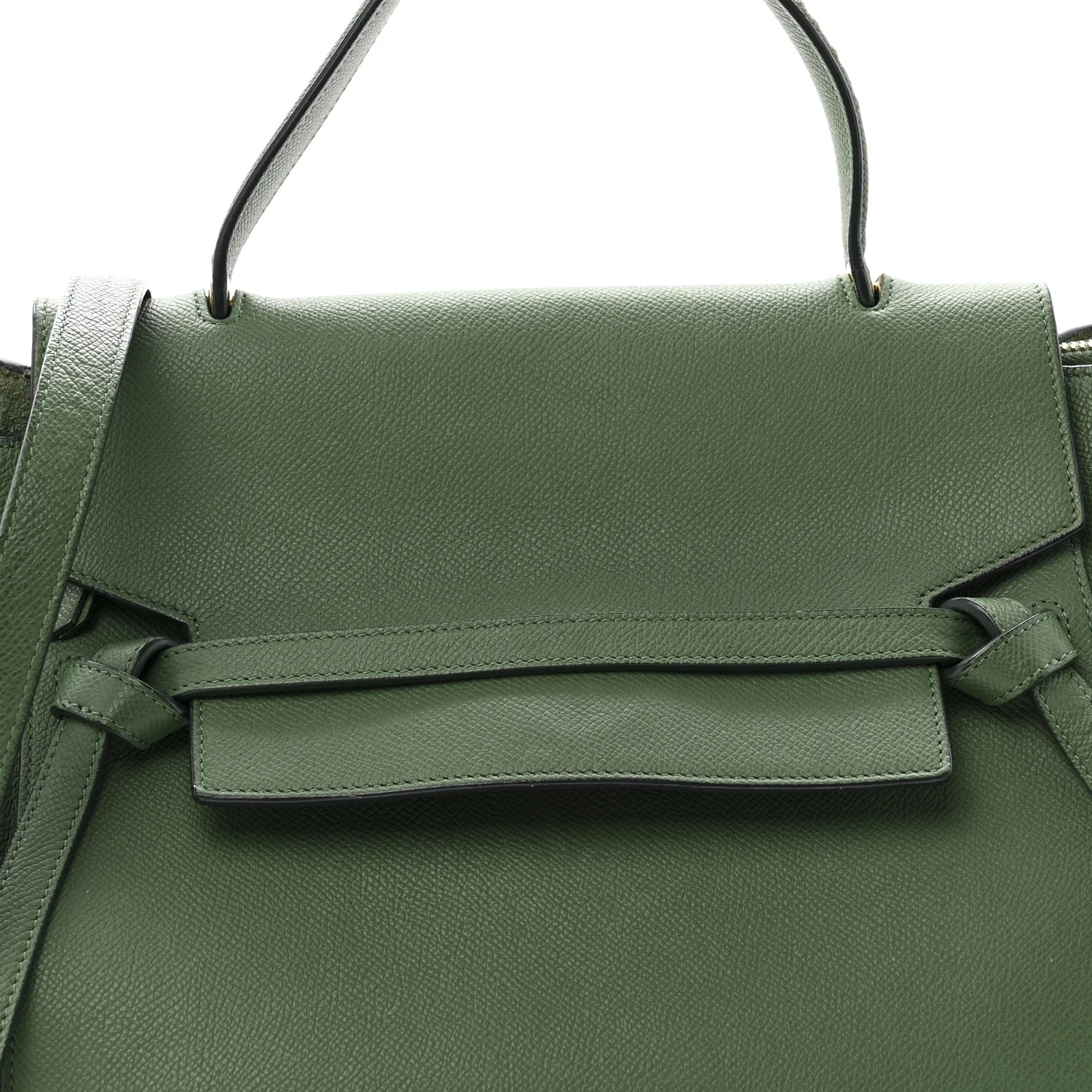 Grained Calfskin Mini Belt Bag Mint - Image 7