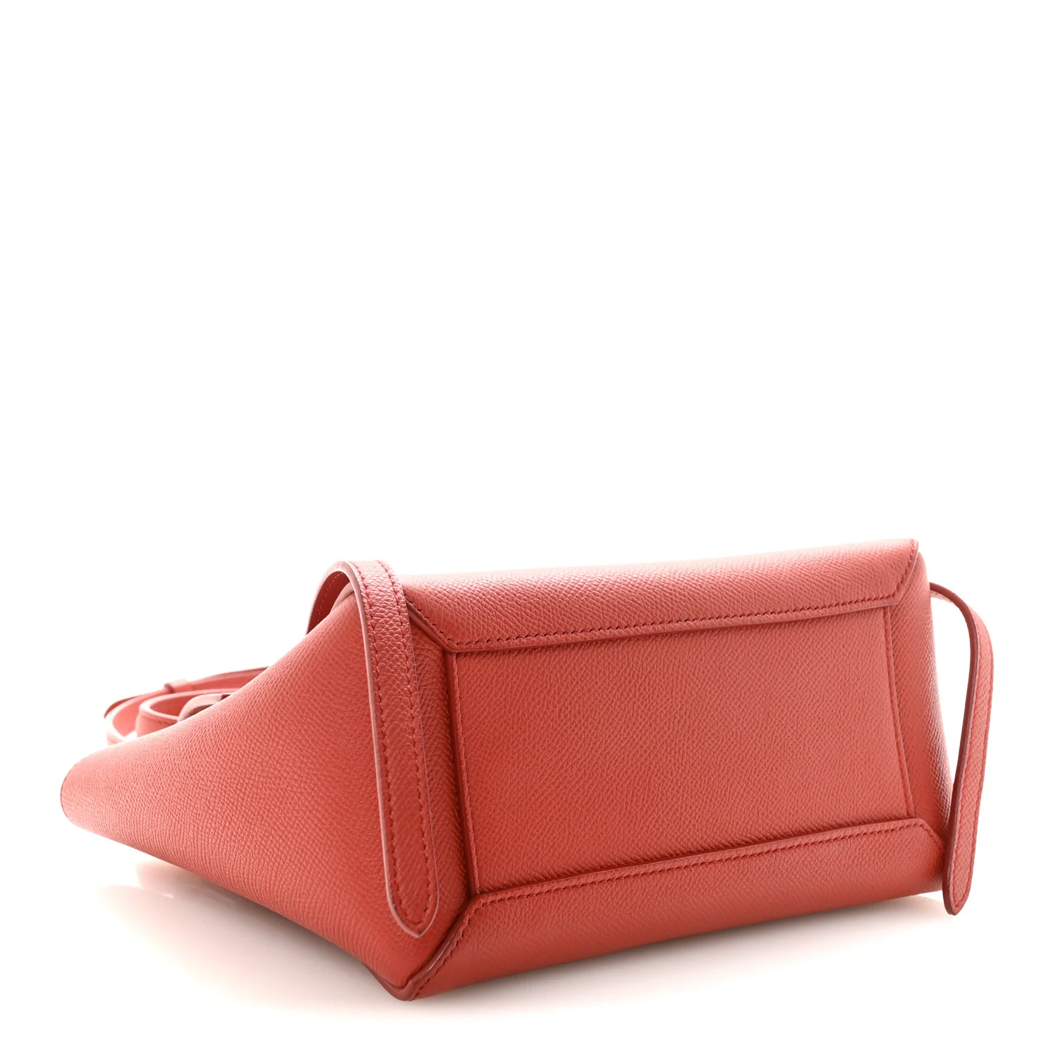 Grained Calfskin Nano Belt Bag Coral - Image 4