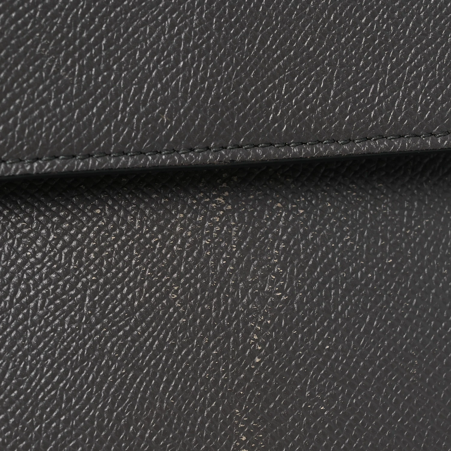 Grained Calfskin Nano Belt Bag Grey - Image 12