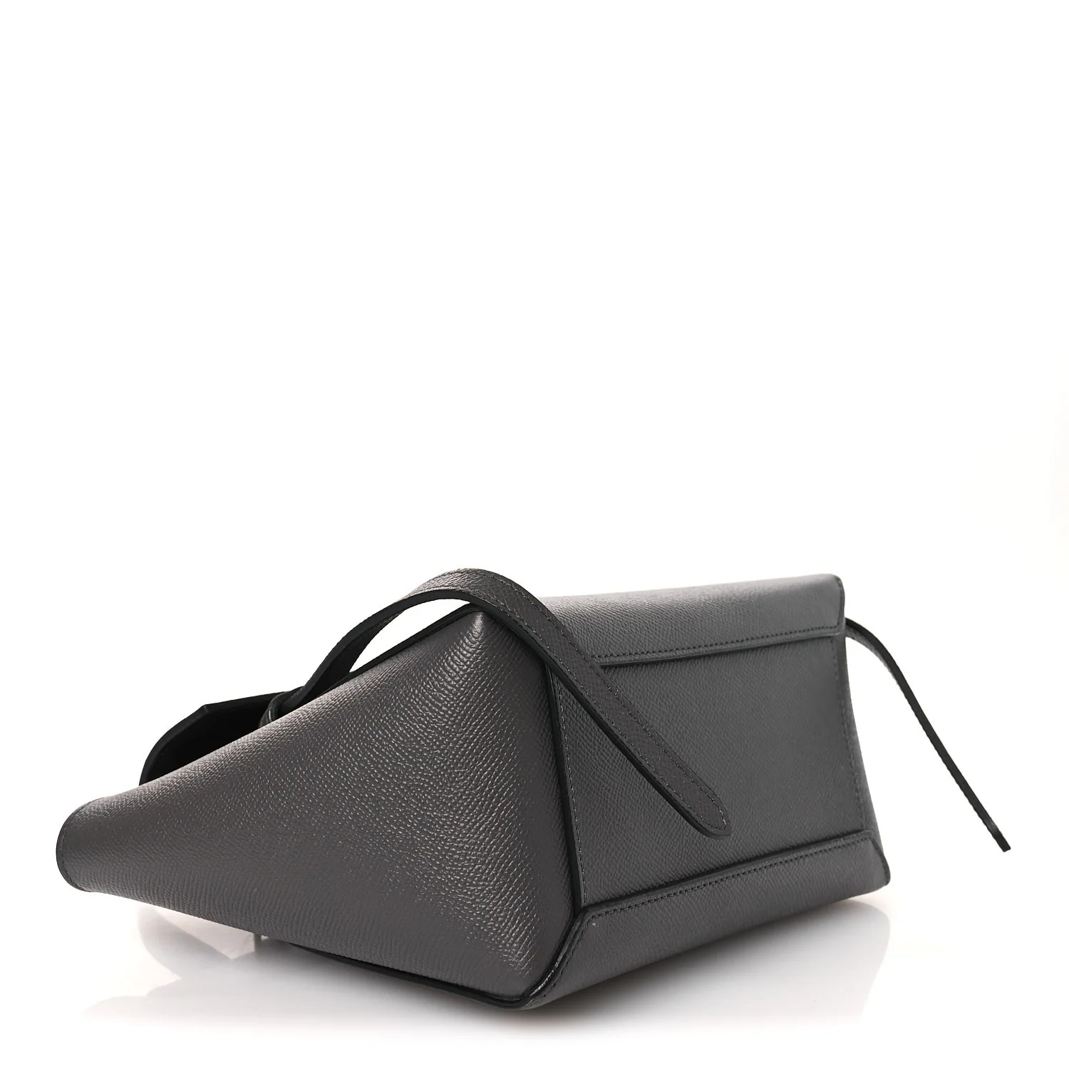 Grained Calfskin Nano Belt Bag Grey - Image 3