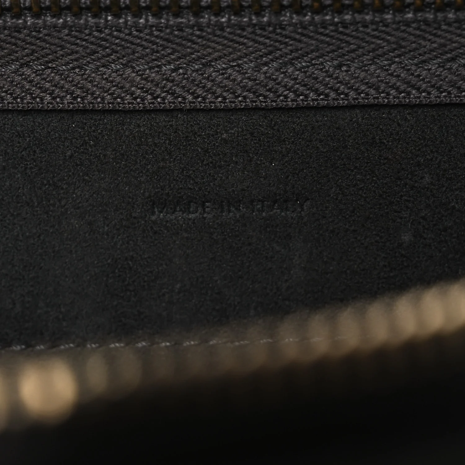 Grained Calfskin Nano Belt Bag Grey - Image 6