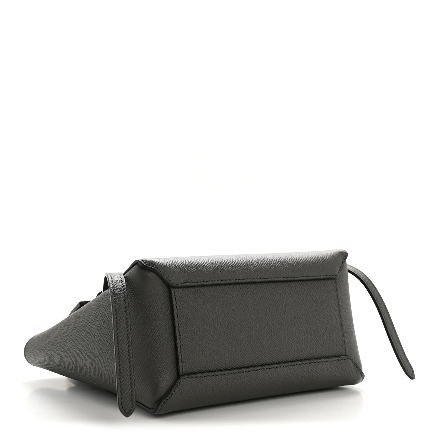 Grained Calfskin Nano Belt Bag Grey - Image 4